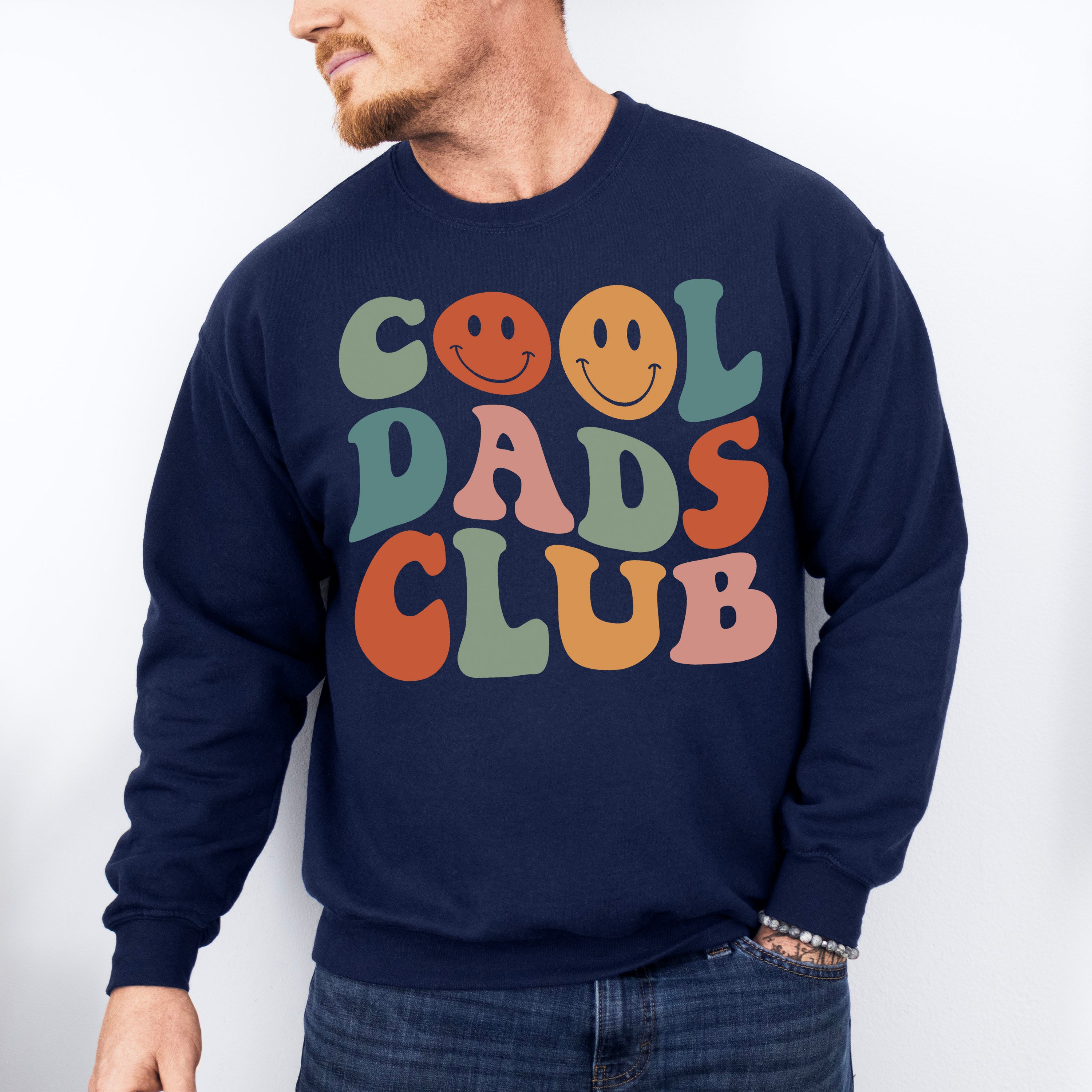 Cool Dads Club Father's Day Unisex Crewneck T-Shirt Sweatshirt Hoodie