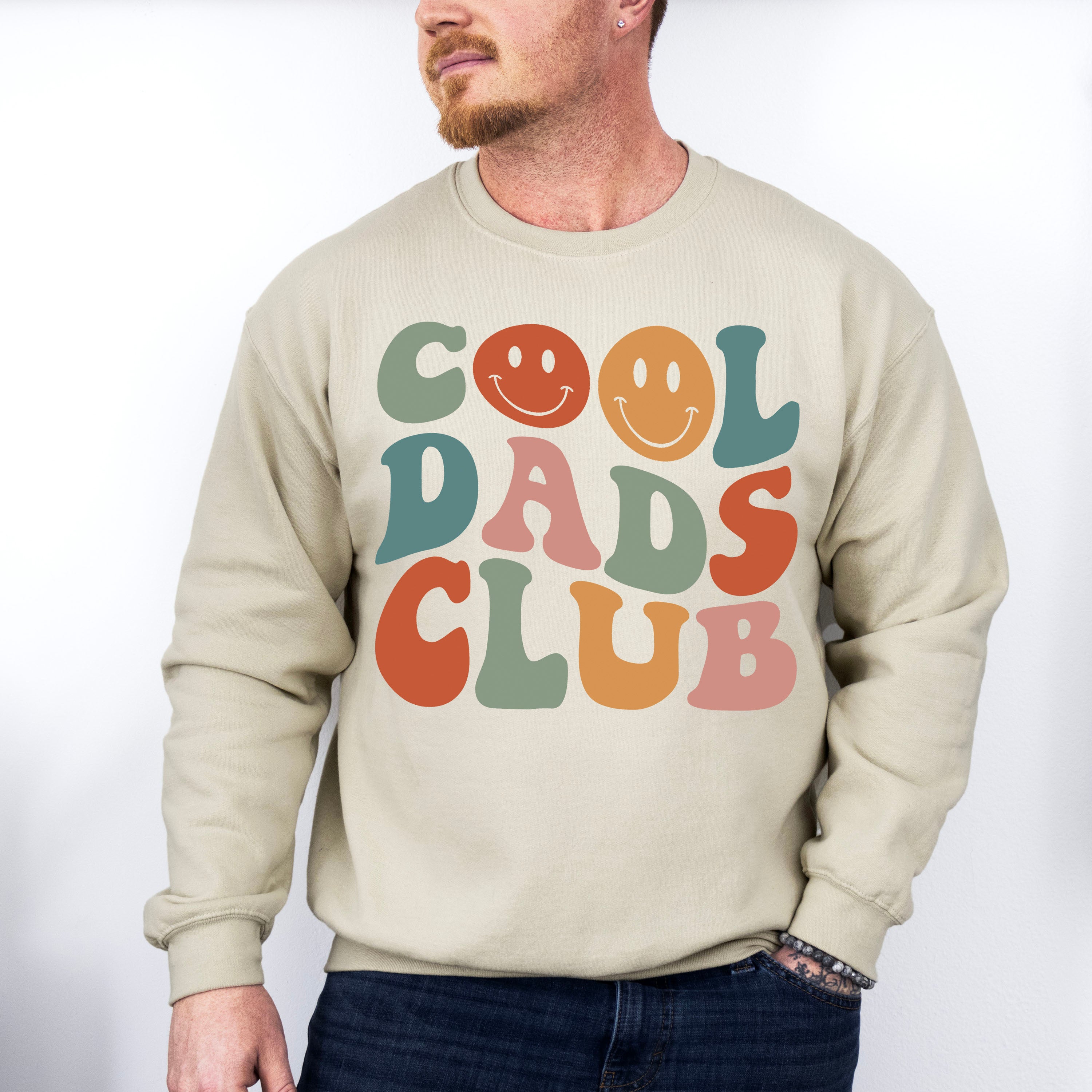Cool Dads Club Father's Day Unisex Crewneck T-Shirt Sweatshirt Hoodie