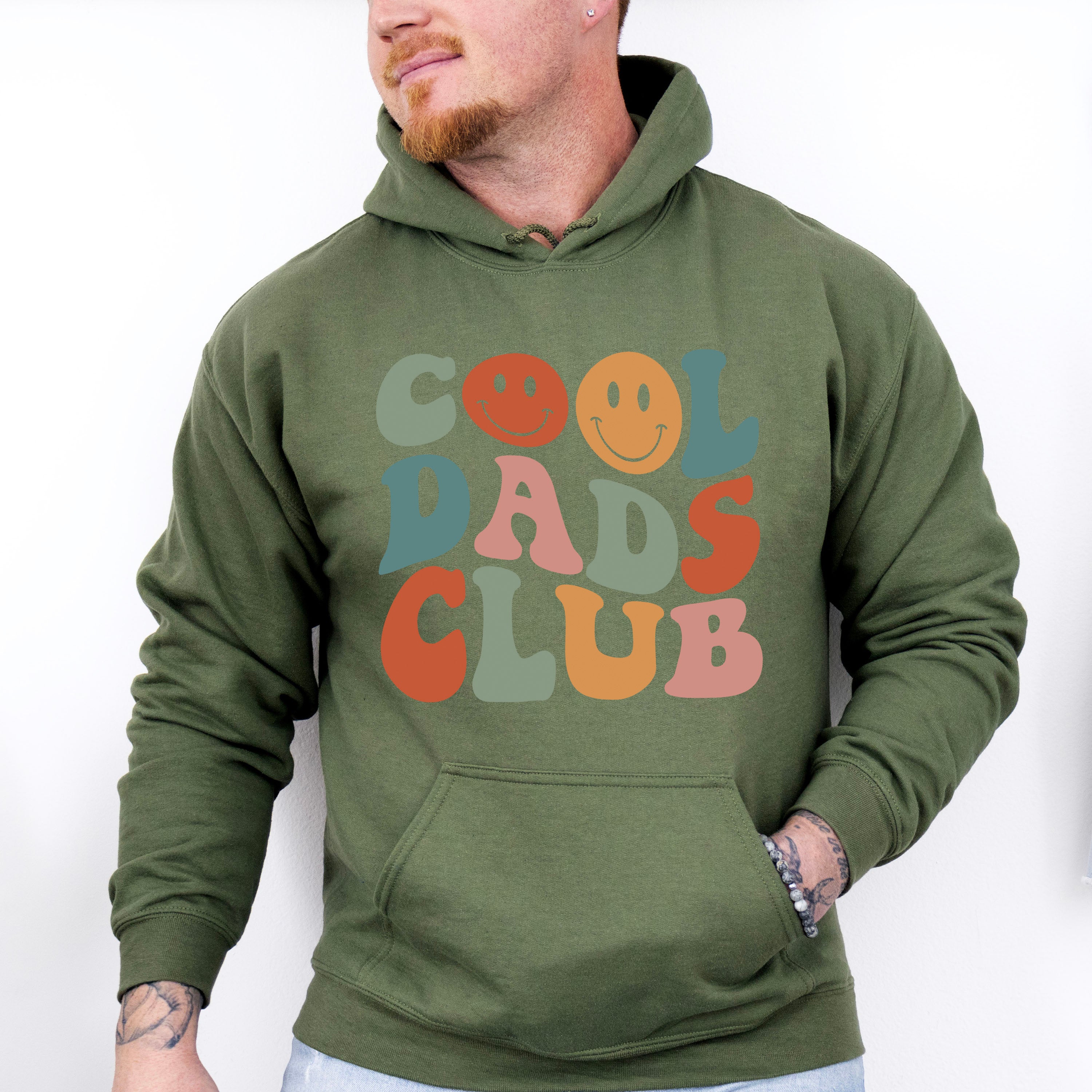 Cool Dads Club Father's Day Unisex Crewneck T-Shirt Sweatshirt Hoodie