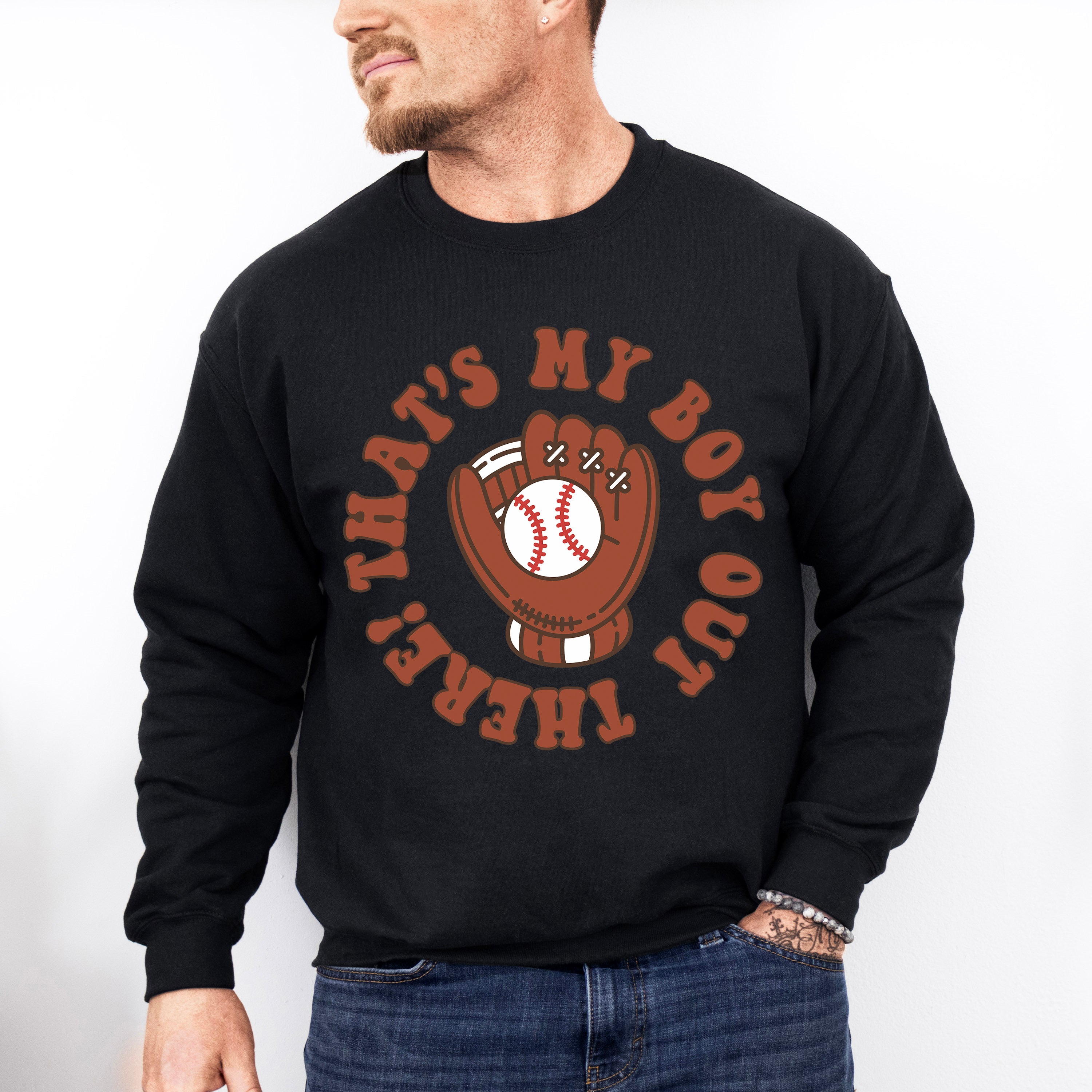 That's My Boy Father's Day Unisex Crewneck T-Shirt Sweatshirt Hoodie