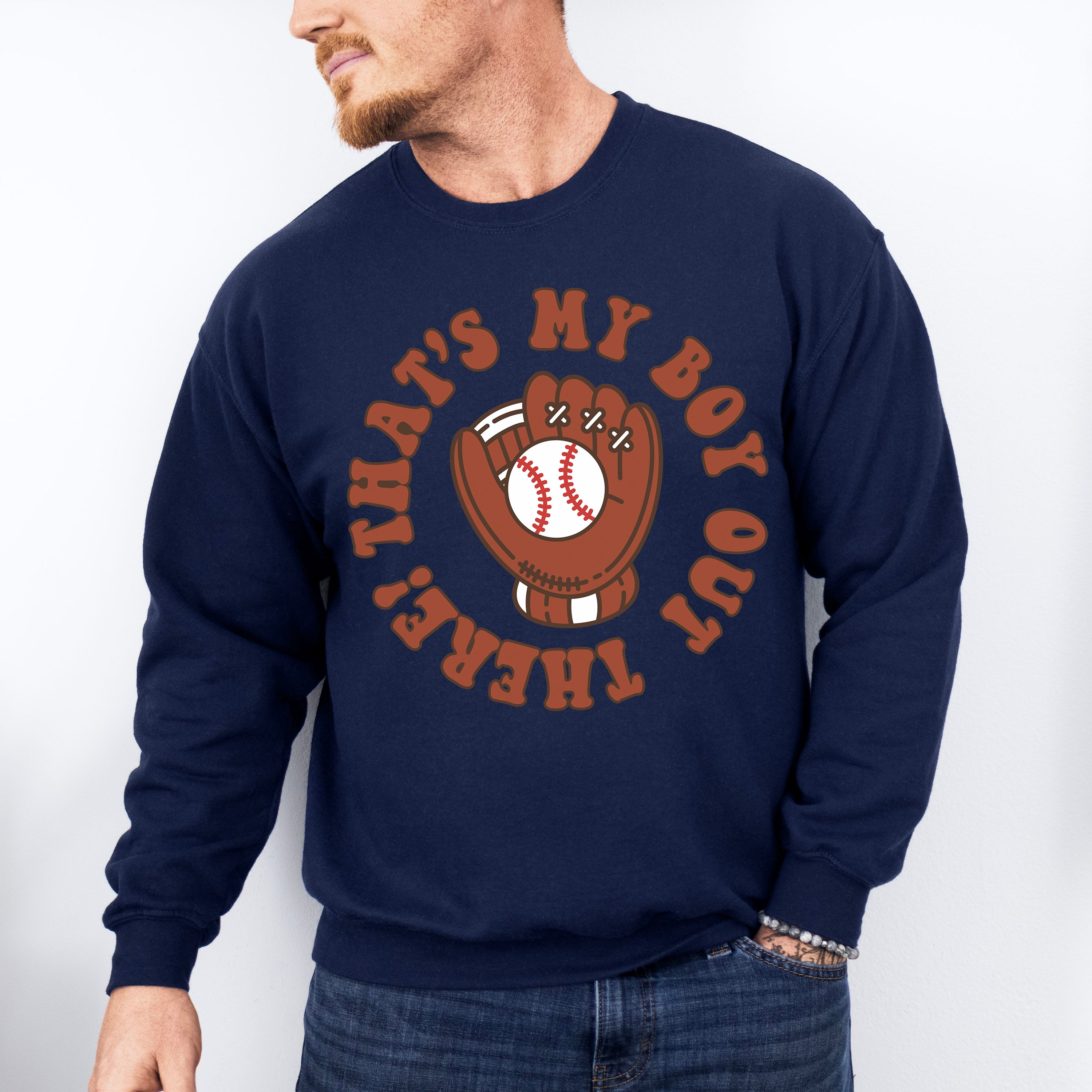 That's My Boy Father's Day Unisex Crewneck T-Shirt Sweatshirt Hoodie