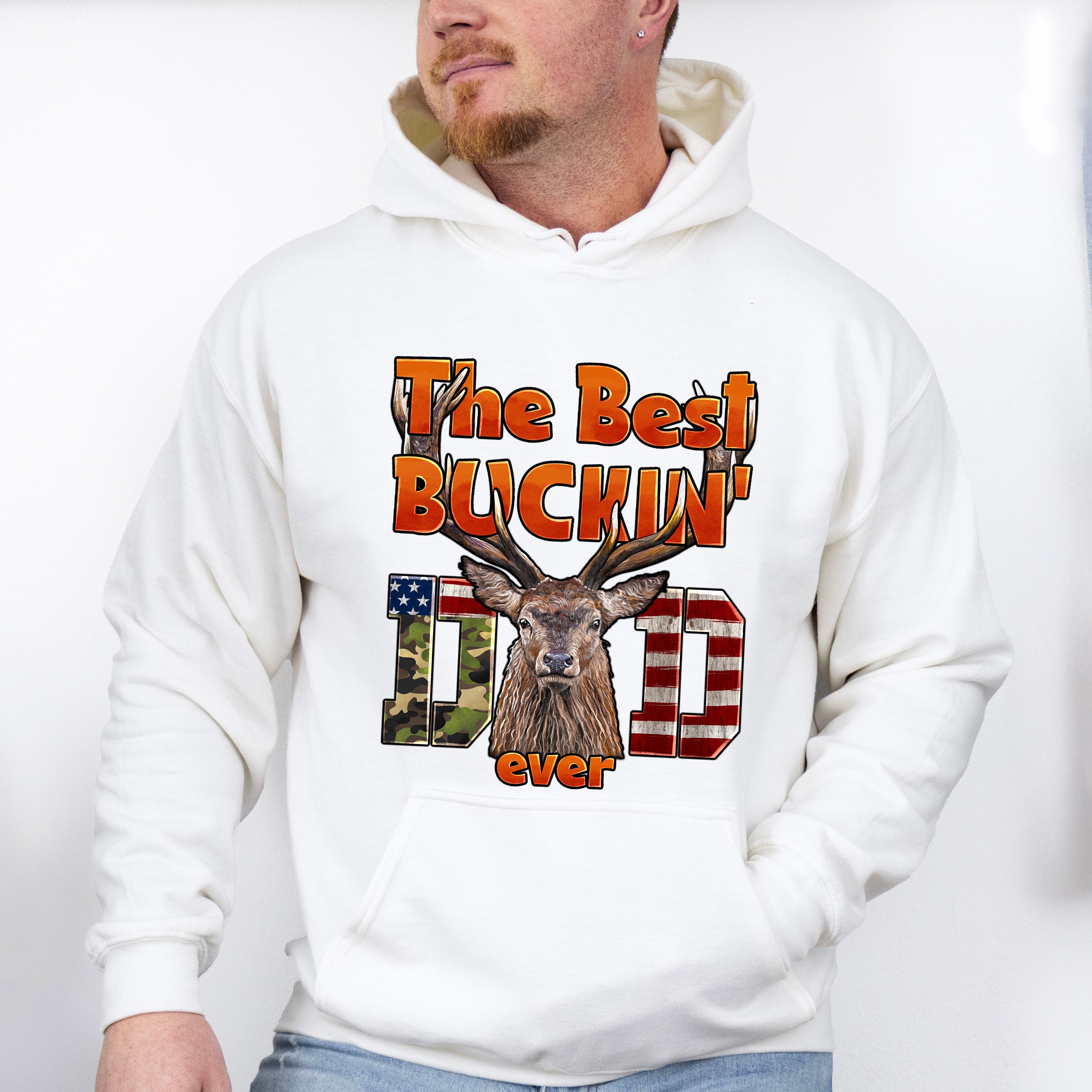 The Best Buckin Dad Father's Day Unisex Crewneck T-Shirt Sweatshirt Hoodie