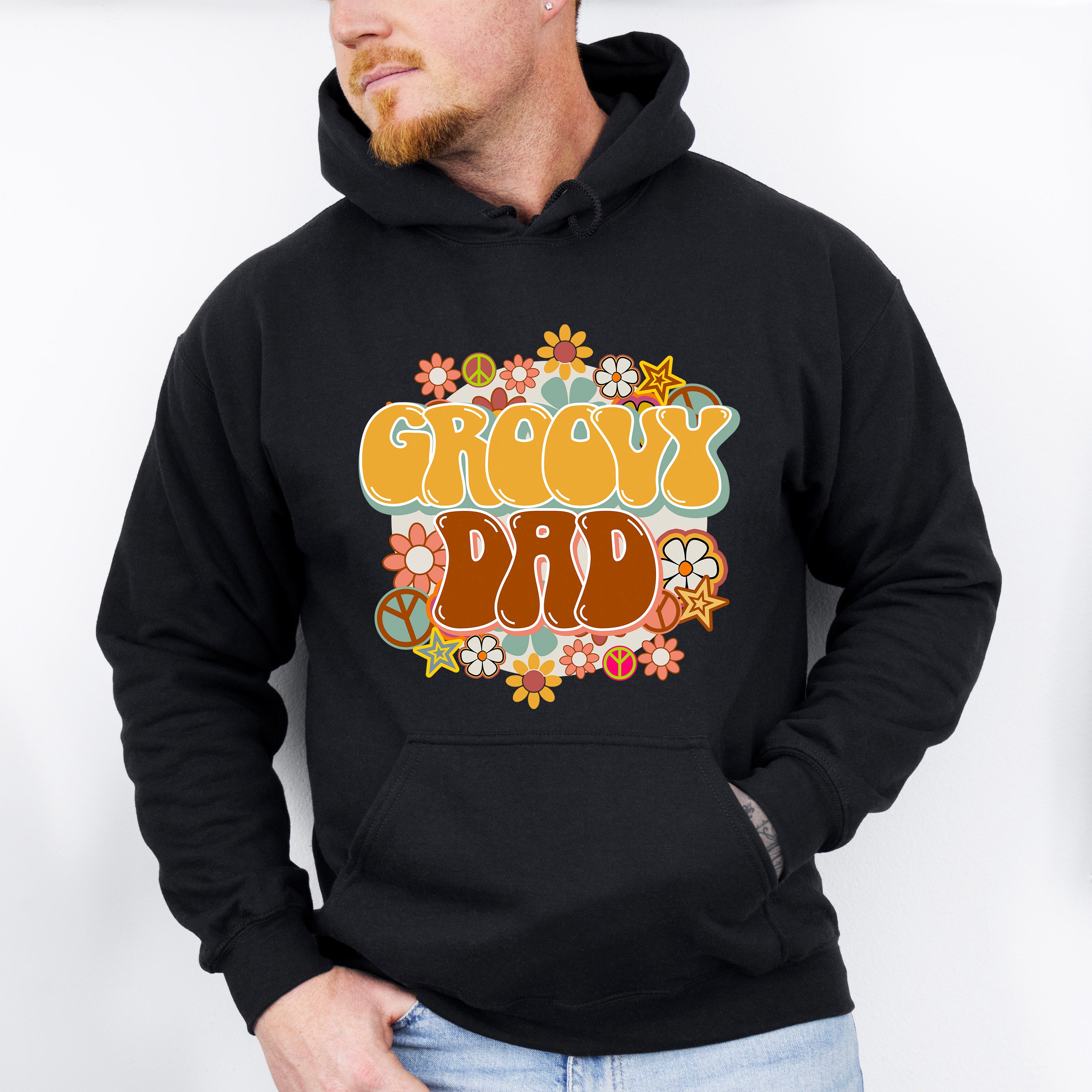 Groovy Dad Father's Day Unisex Crewneck T-Shirt Sweatshirt Hoodie