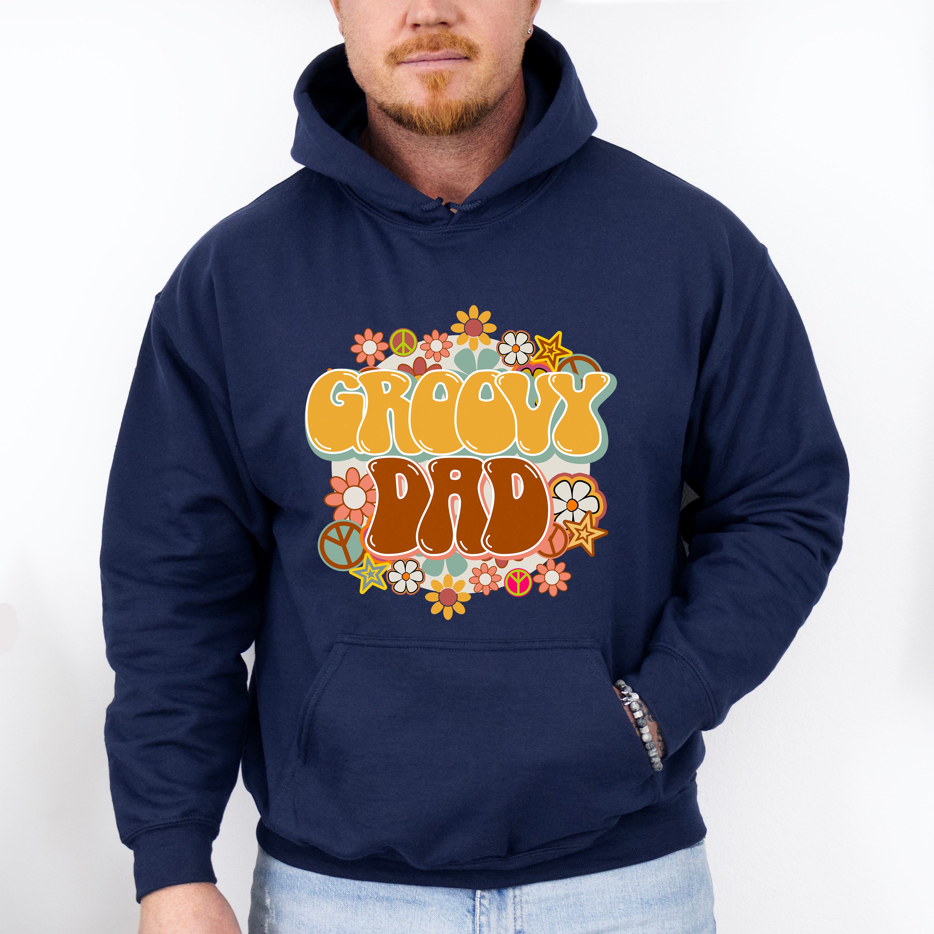 Groovy Dad Father's Day Unisex Crewneck T-Shirt Sweatshirt Hoodie