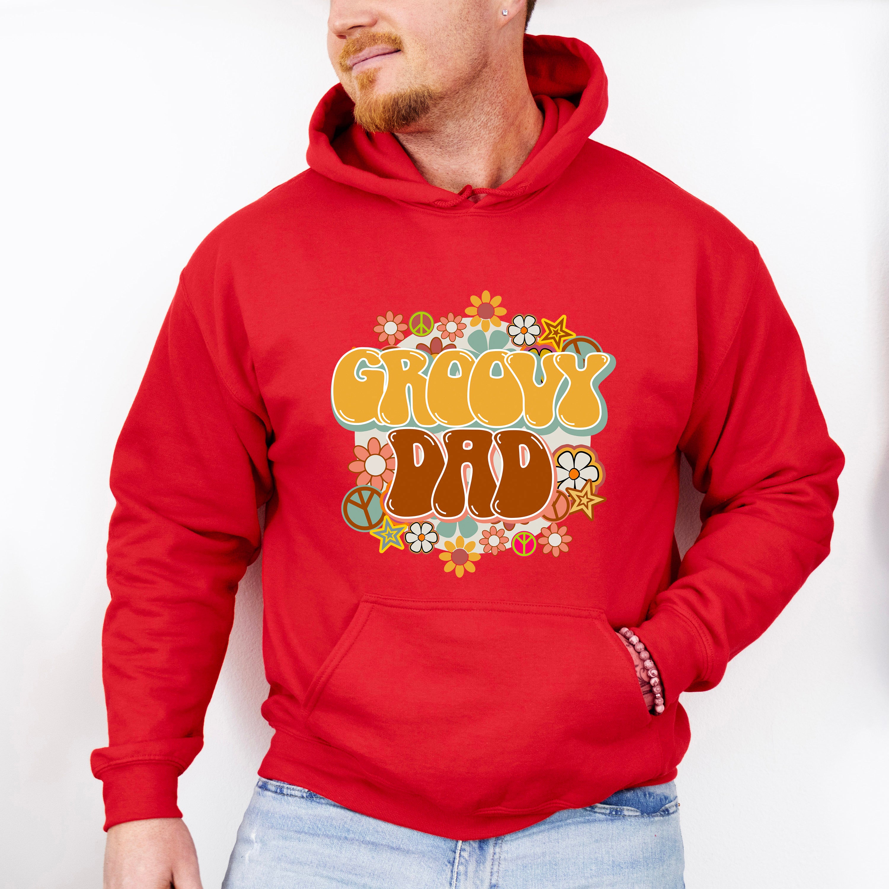 Groovy Dad Father's Day Unisex Crewneck T-Shirt Sweatshirt Hoodie