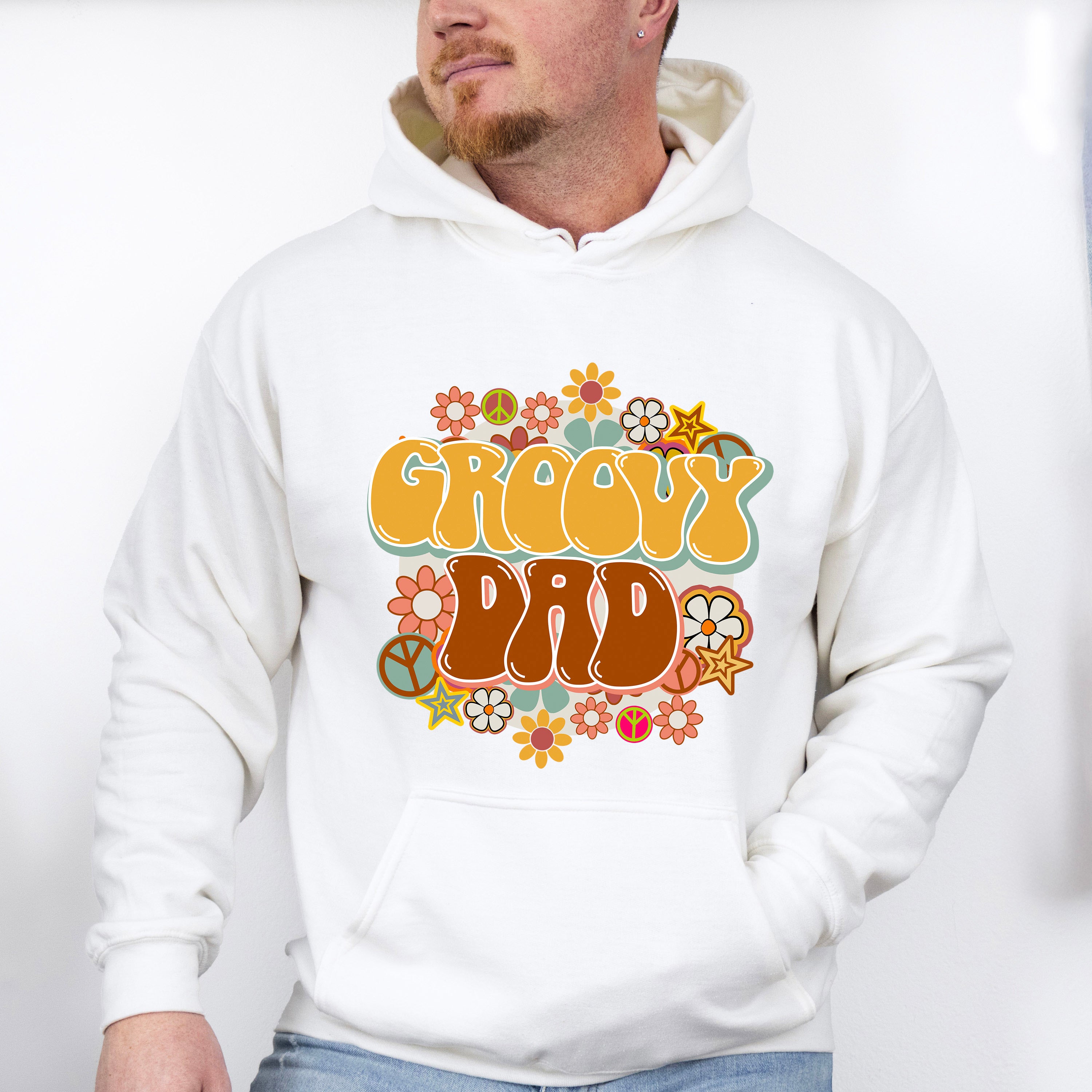 Groovy Dad Father's Day Unisex Crewneck T-Shirt Sweatshirt Hoodie