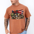 Army Dad Father's Day Unisex Crewneck T-Shirt Sweatshirt Hoodie