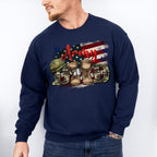 Army Dad Father's Day Unisex Crewneck T-Shirt Sweatshirt Hoodie