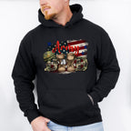 Army Dad Father's Day Unisex Crewneck T-Shirt Sweatshirt Hoodie