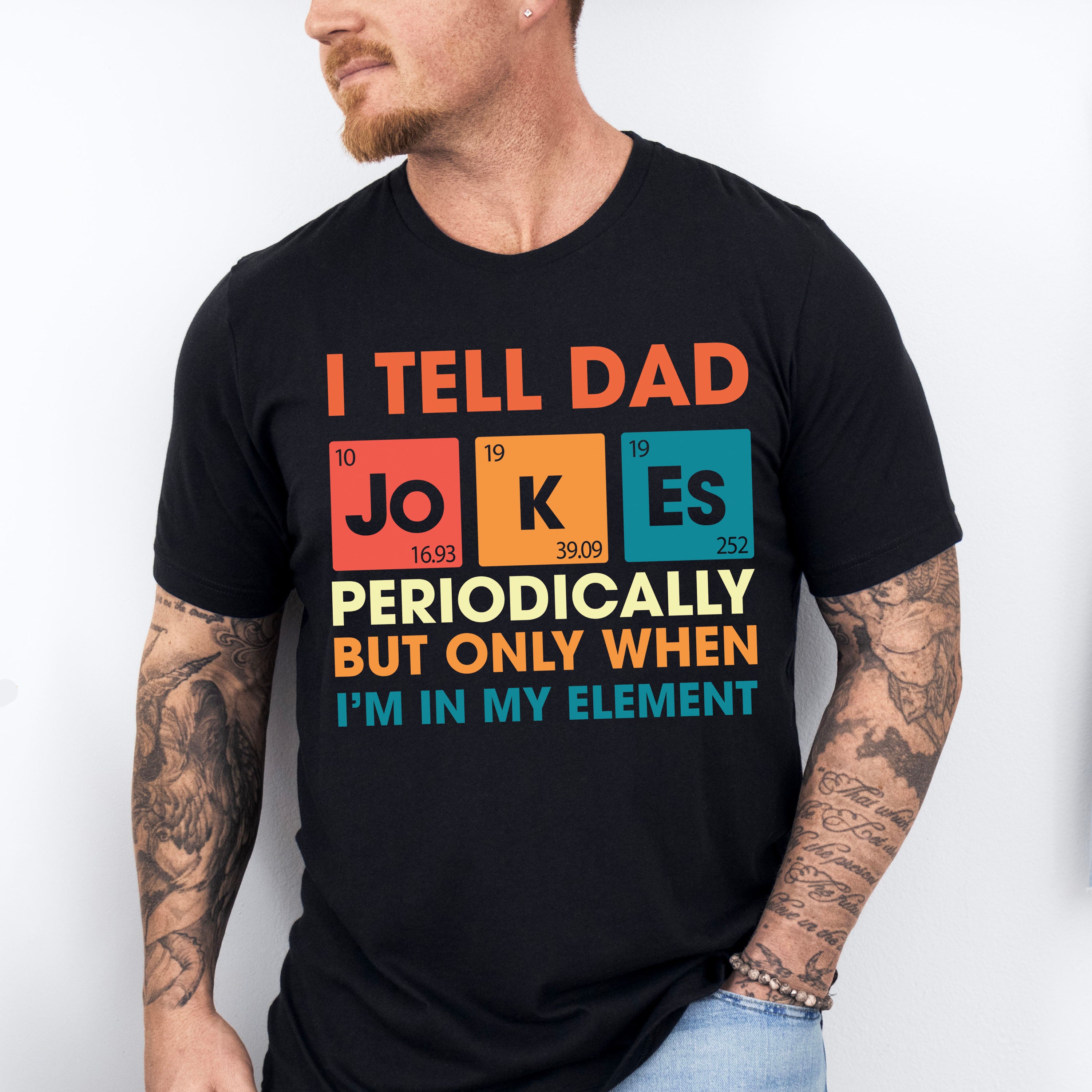 I Tell Dad Jokes Father's Day Unisex Crewneck T-Shirt Sweatshirt Hoodie