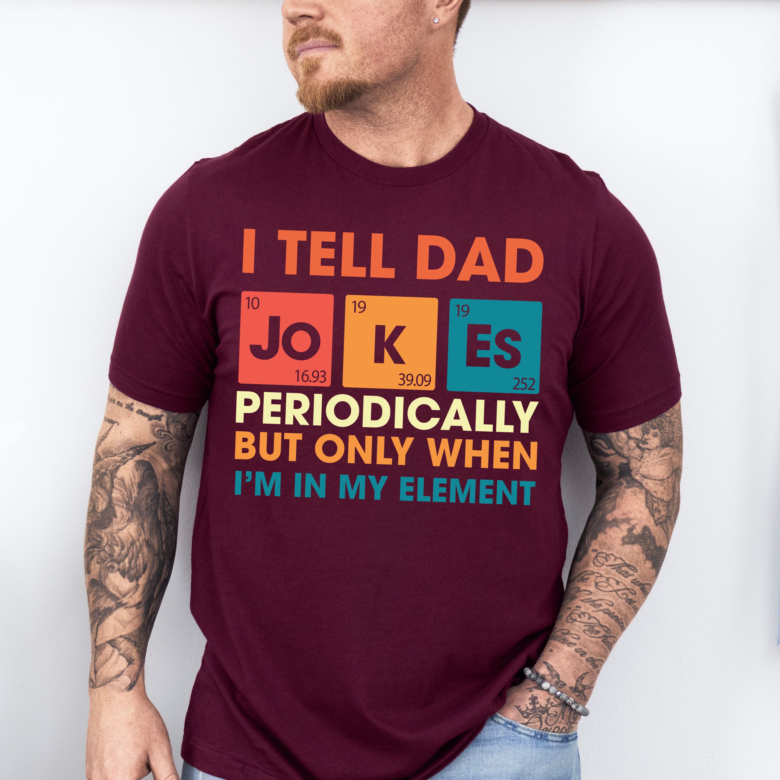 I Tell Dad Jokes Father's Day Unisex Crewneck T-Shirt Sweatshirt Hoodie
