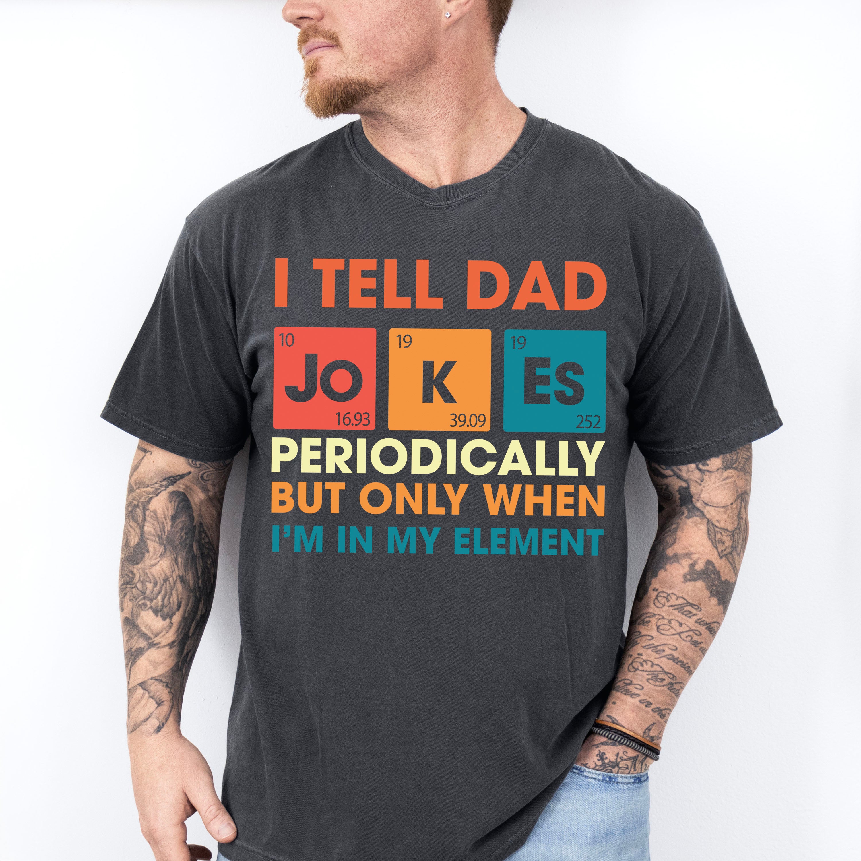 I Tell Dad Jokes Father's Day Unisex Crewneck T-Shirt Sweatshirt Hoodie