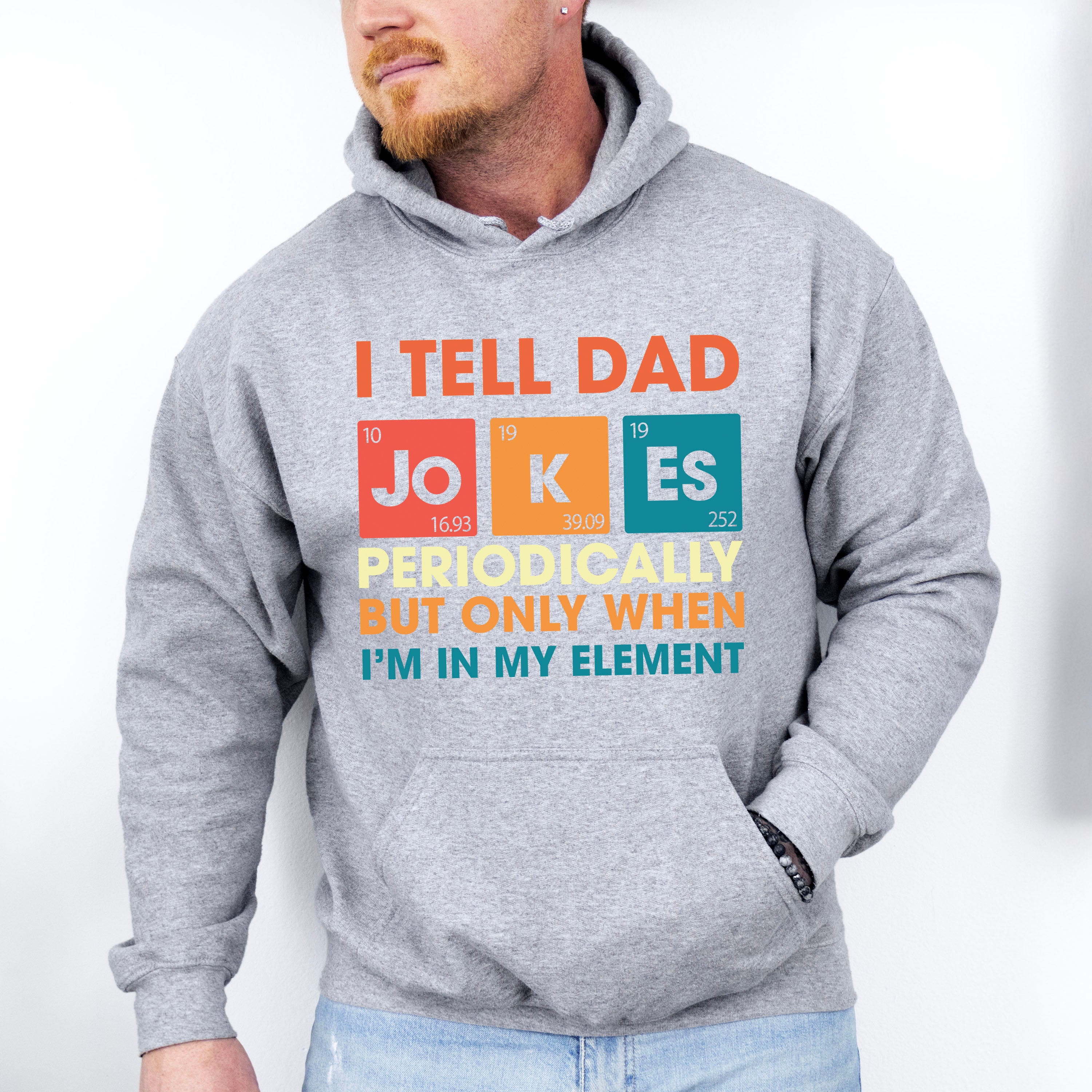 I Tell Dad Jokes Father's Day Unisex Crewneck T-Shirt Sweatshirt Hoodie