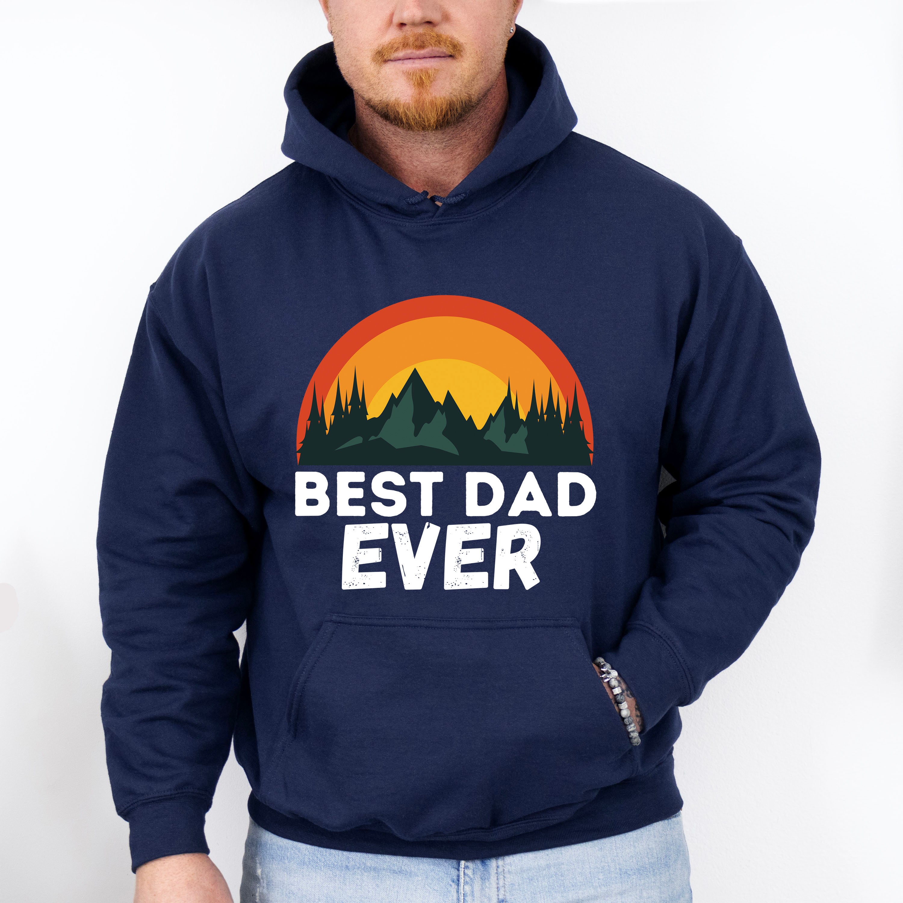 Best Dad Ever Nature Father's Day Unisex Crewneck T-Shirt Sweatshirt Hoodie