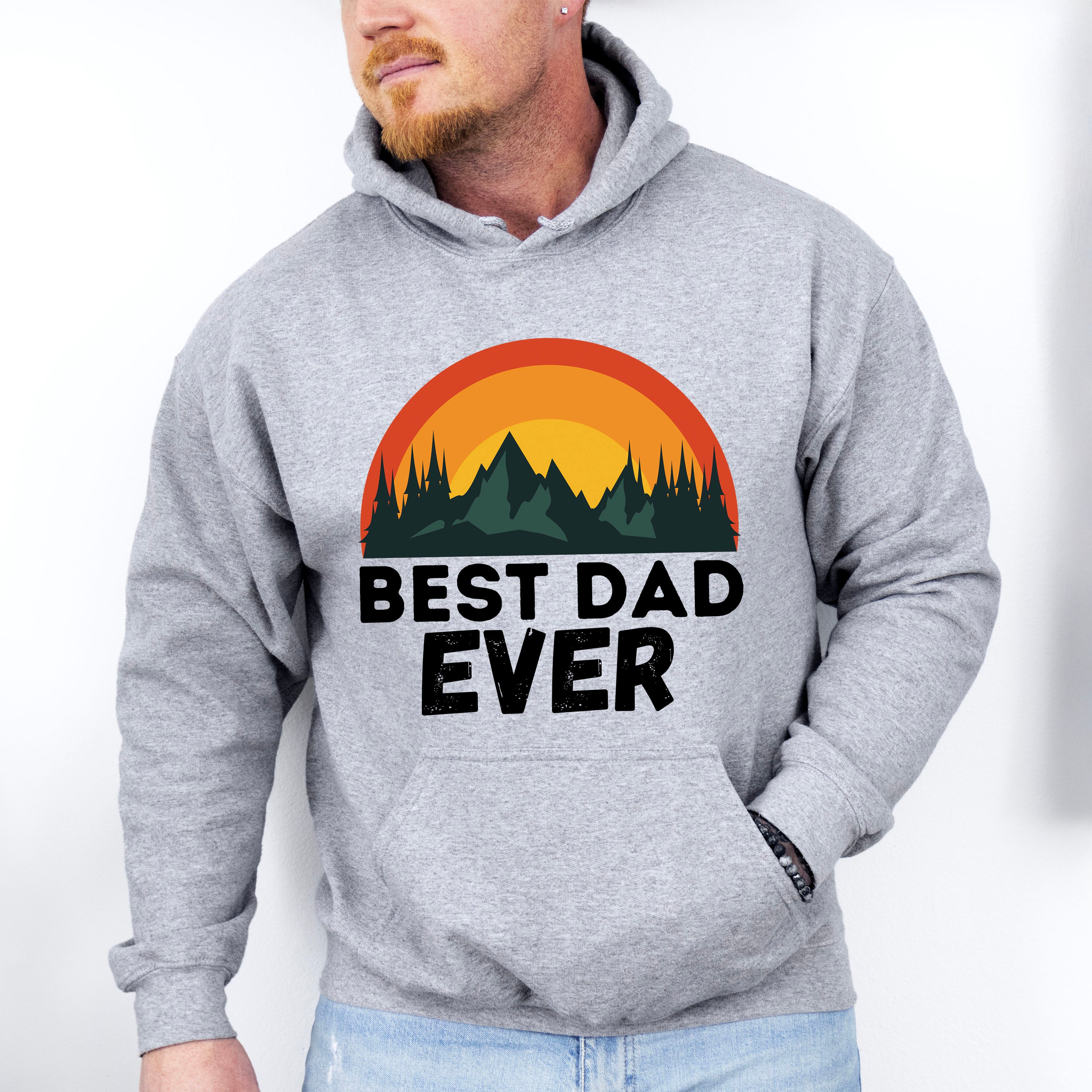 Best Dad Ever Nature Father's Day Unisex Crewneck T-Shirt Sweatshirt Hoodie