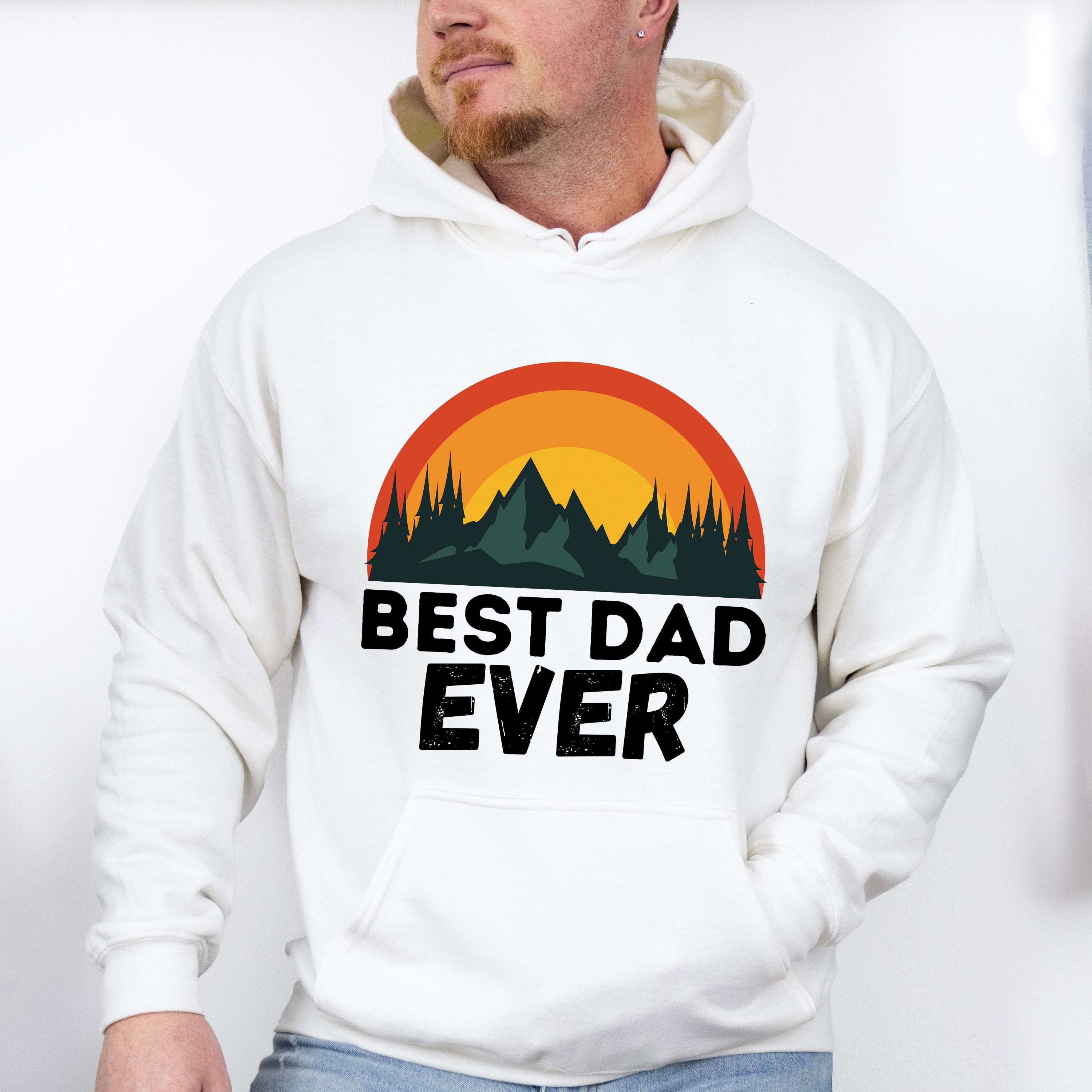 Best Dad Ever Nature Father's Day Unisex Crewneck T-Shirt Sweatshirt Hoodie