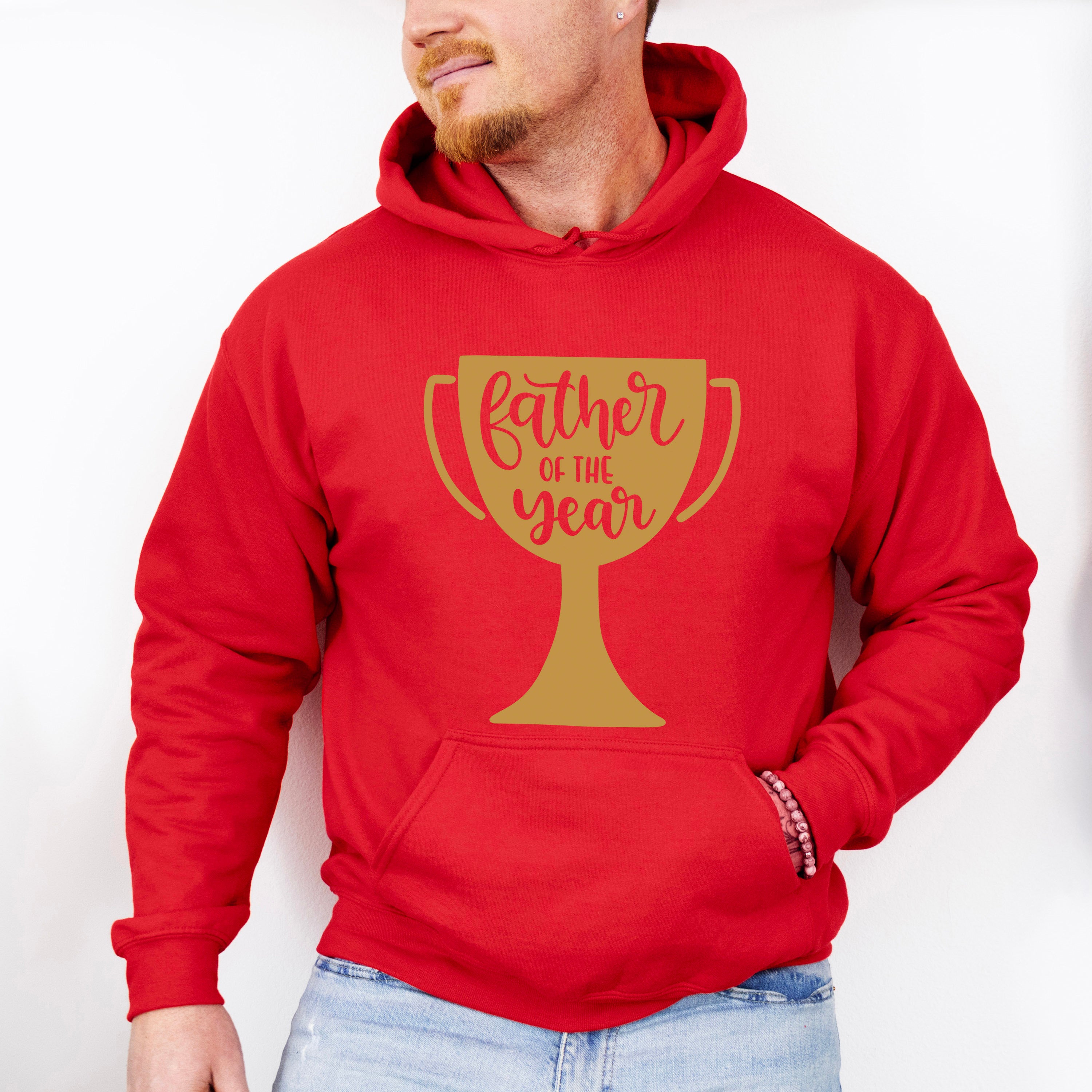 Father Of The Year Father's Day Unisex Crewneck T-Shirt Sweatshirt Hoodie