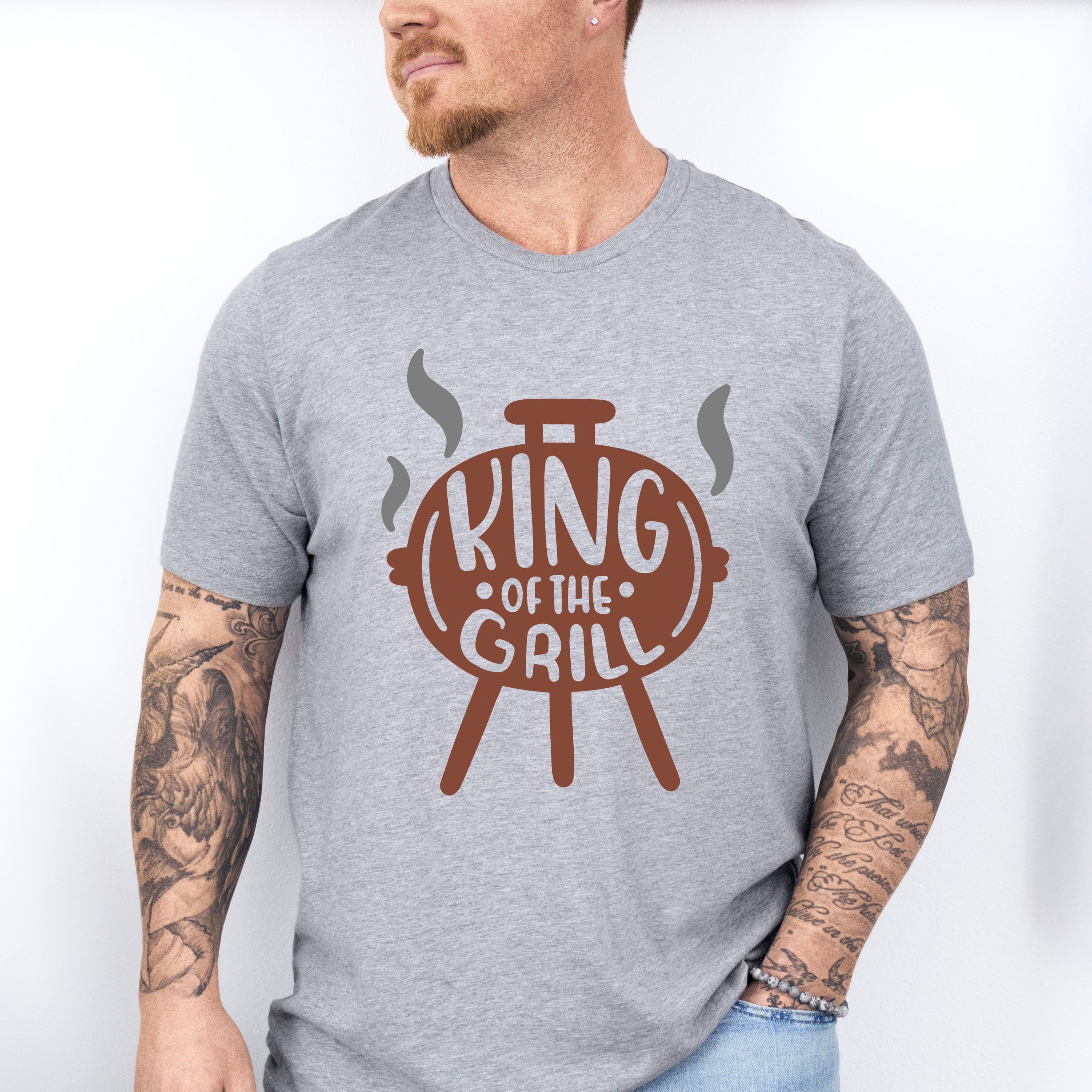 King Of The Grill Father's Day Unisex Crewneck T-Shirt Sweatshirt Hoodie