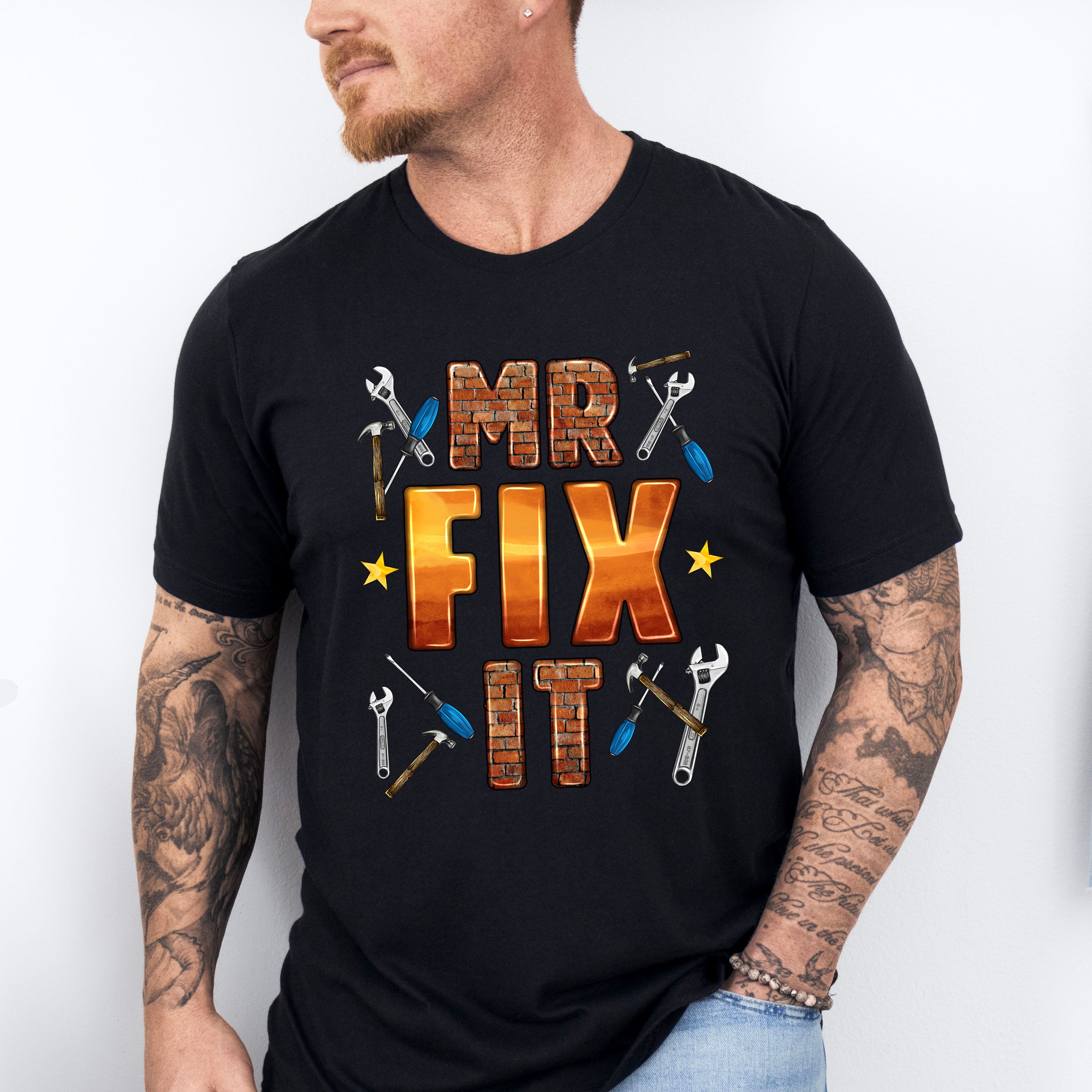 Mr Fix It Father's Day Unisex Crewneck T-Shirt Sweatshirt Hoodie