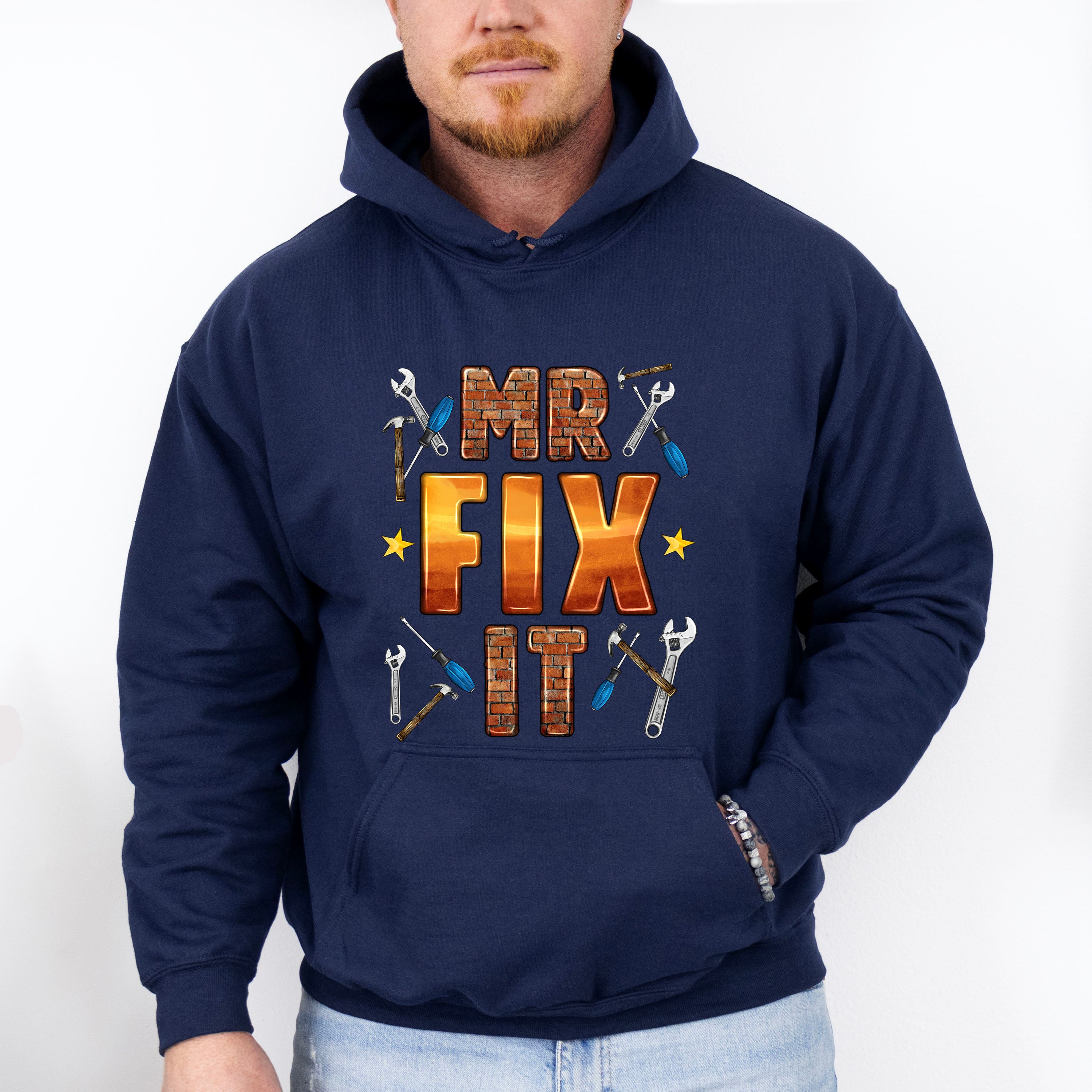 Mr Fix It Father's Day Unisex Crewneck T-Shirt Sweatshirt Hoodie