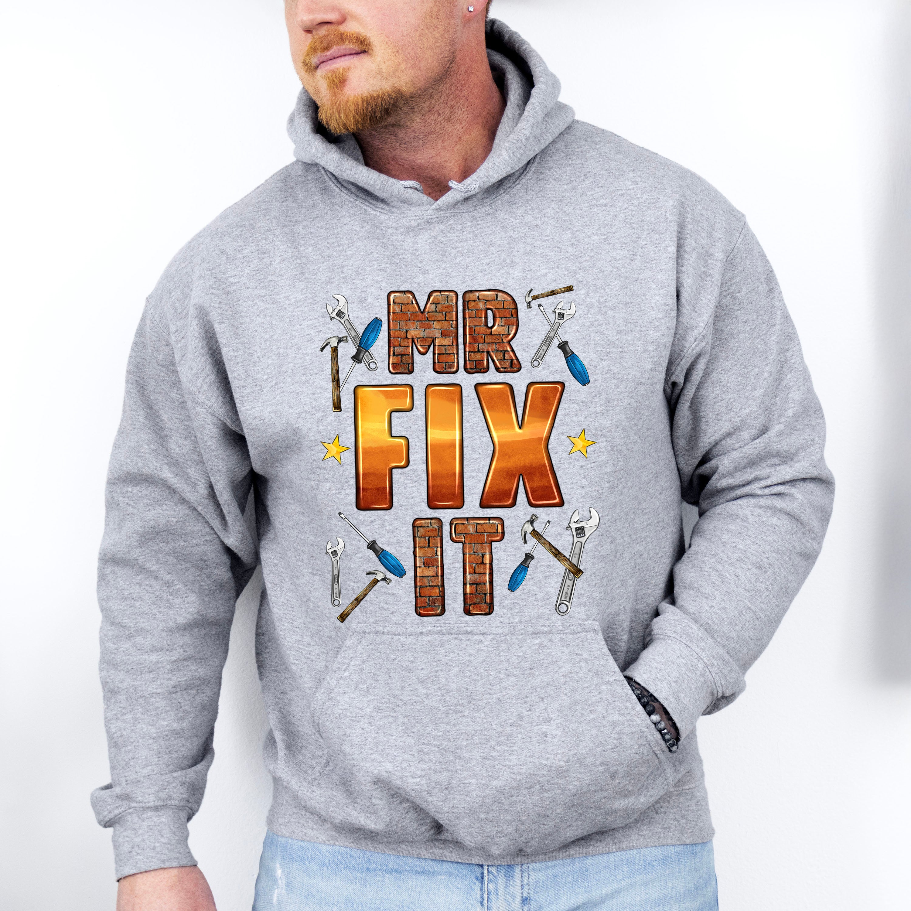 Mr Fix It Father's Day Unisex Crewneck T-Shirt Sweatshirt Hoodie