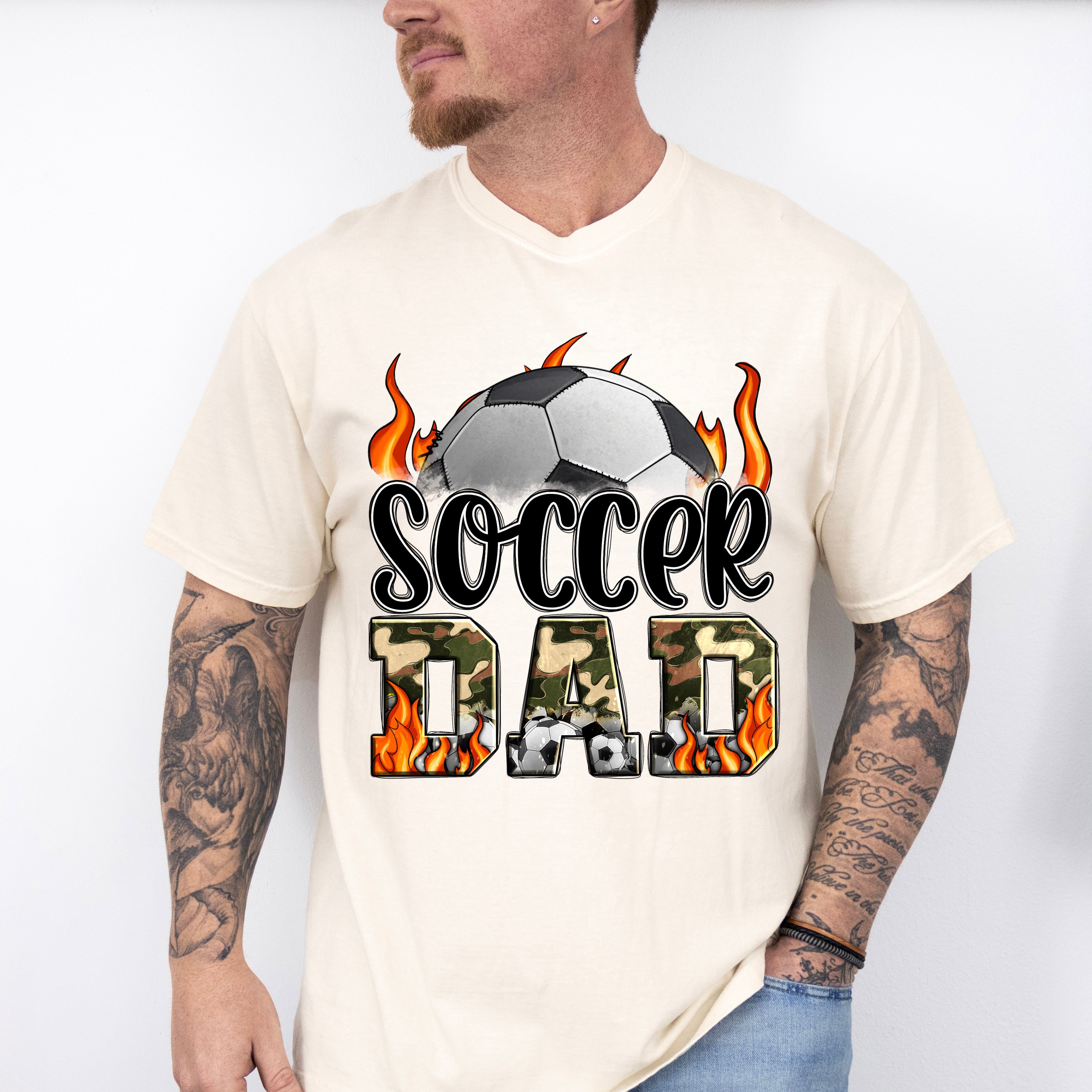 Soccer Dad Father's Day Unisex Crewneck T-Shirt Sweatshirt Hoodie