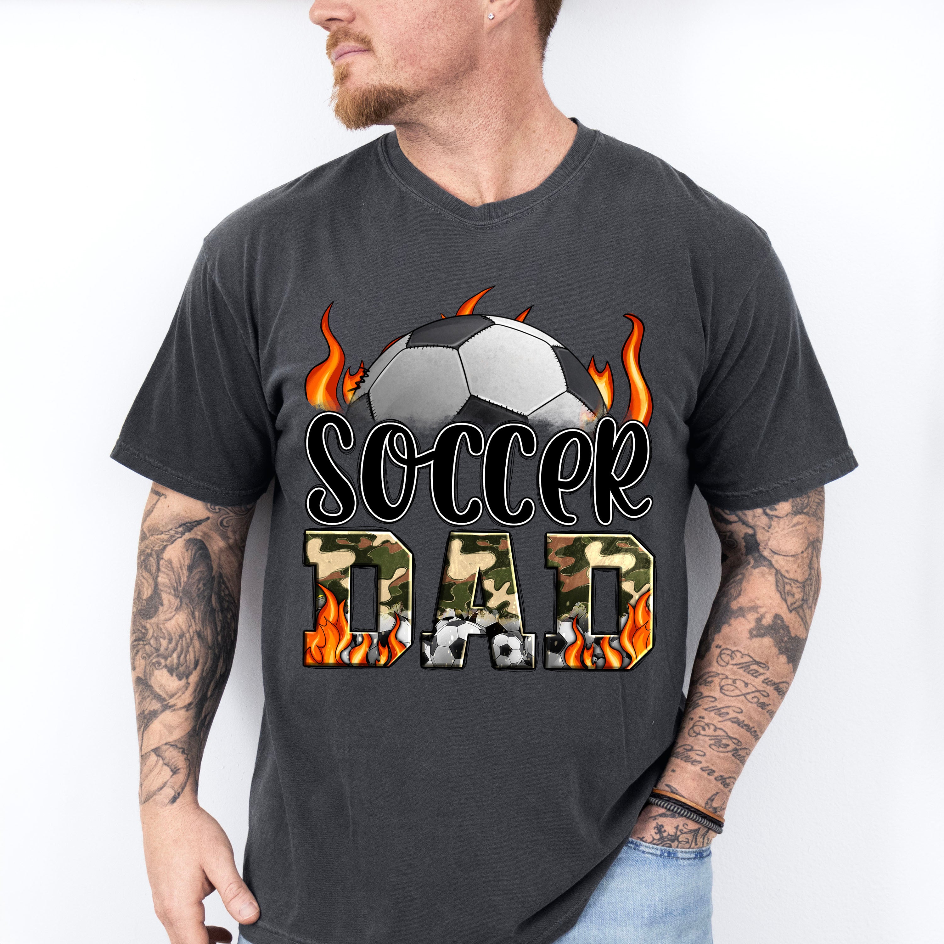 Soccer Dad Father's Day Unisex Crewneck T-Shirt Sweatshirt Hoodie