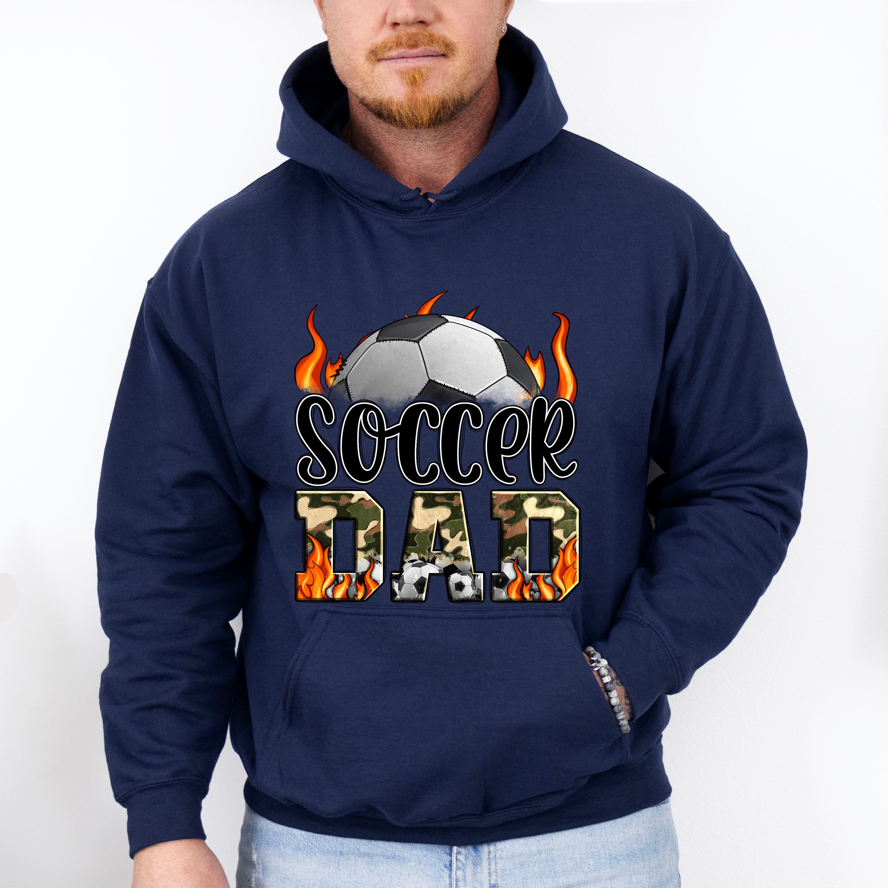Soccer Dad Father's Day Unisex Crewneck T-Shirt Sweatshirt Hoodie