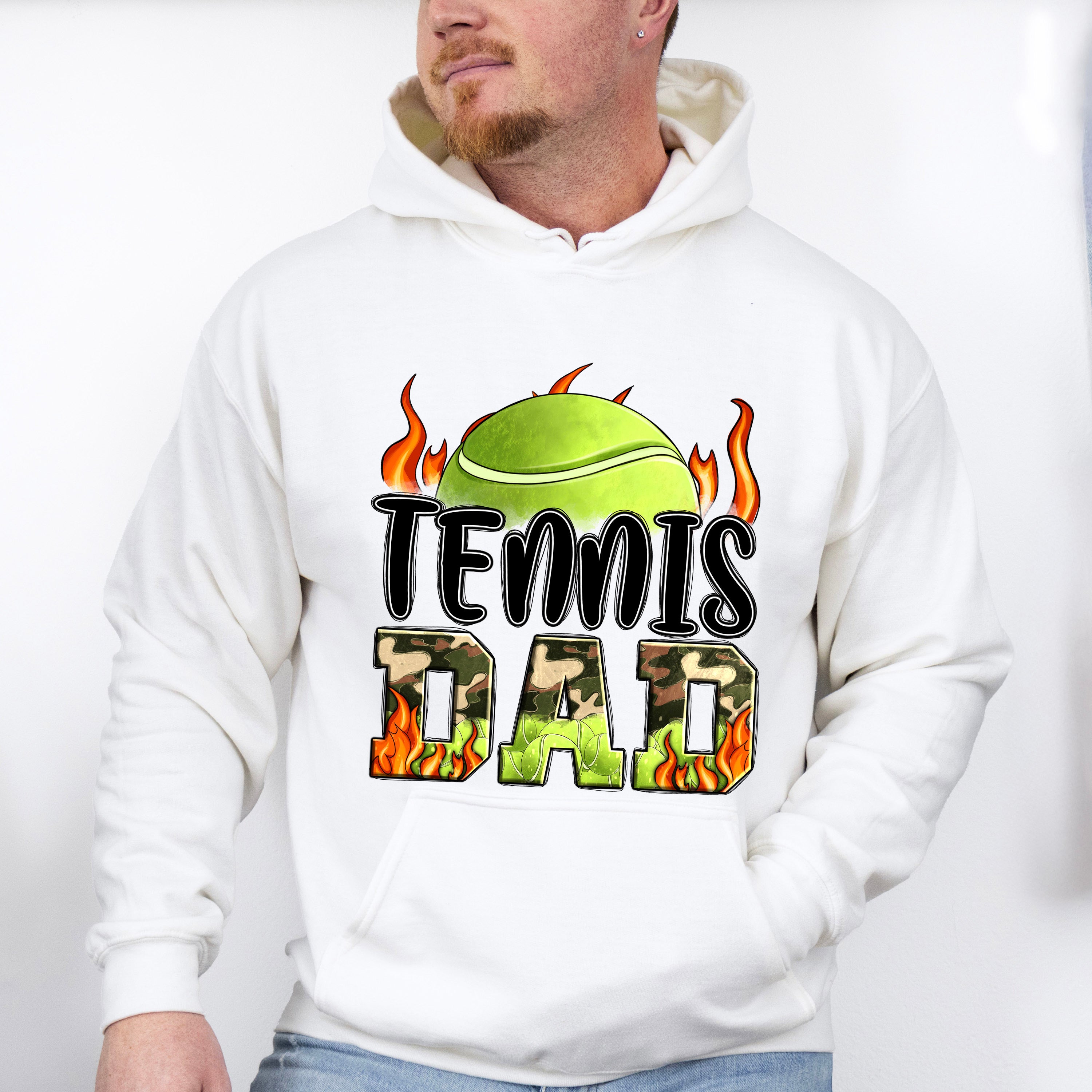Tennis Dad Father's Day Unisex Crewneck T-Shirt Sweatshirt Hoodie