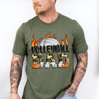 Volleyball Dad Father's Day Unisex Crewneck T-Shirt Sweatshirt Hoodie