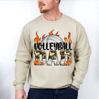 Volleyball Dad Father's Day Unisex Crewneck T-Shirt Sweatshirt Hoodie