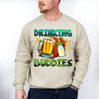 Drinking Buddies Father's Day Unisex Crewneck T-Shirt Sweatshirt Hoodie