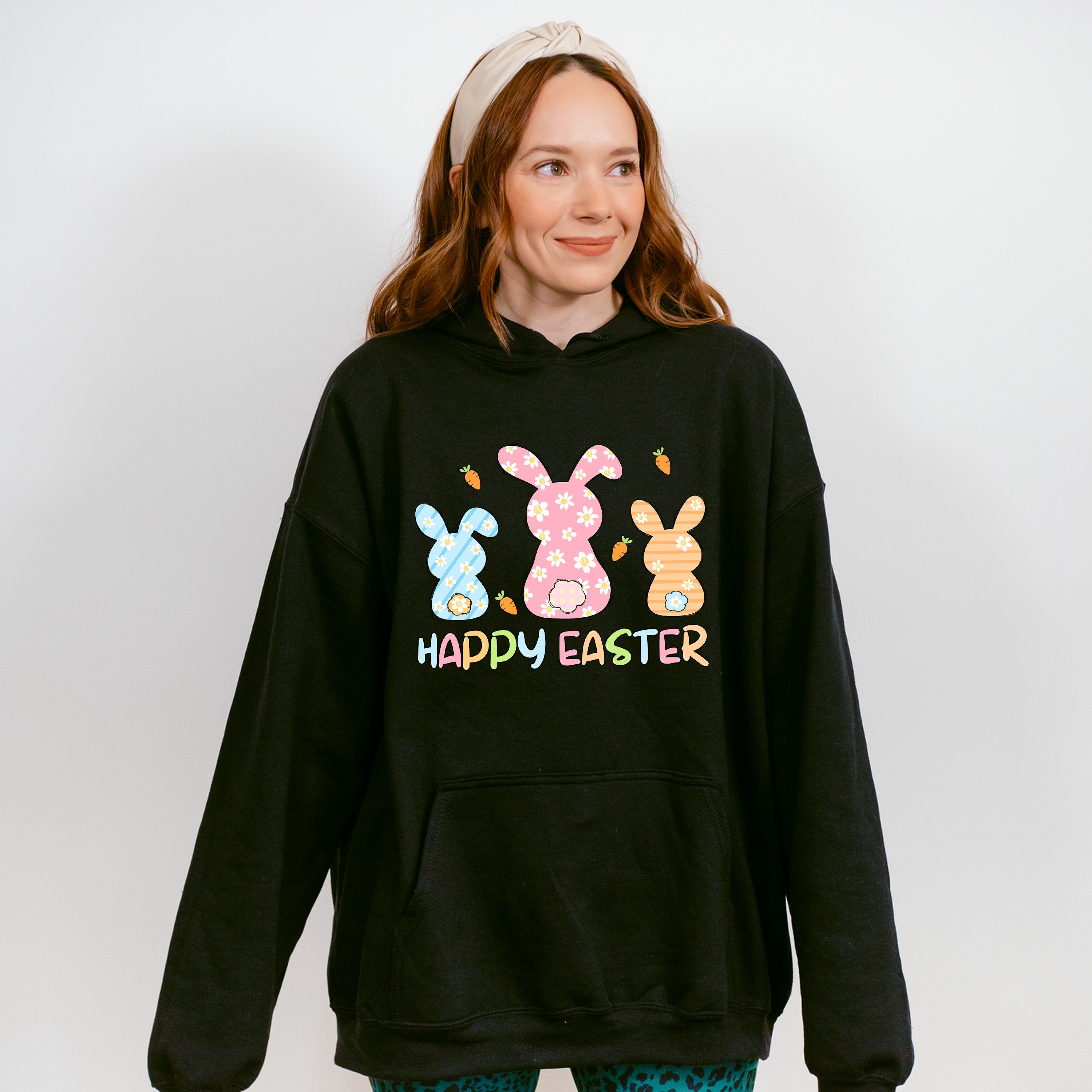 Happy Easter Bunny Easter Day Unisex Crewneck T-Shirt Sweatshirt Hoodie