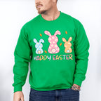 Happy Easter Bunny Easter Day Unisex Crewneck T-Shirt Sweatshirt Hoodie