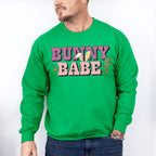 Bunny Babe Easter Day Unisex Crewneck T-Shirt Sweatshirt Hoodie