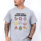 Bunny Kissed Easter Wishes Easter Day Unisex Crewneck T-Shirt Sweatshirt Hoodie