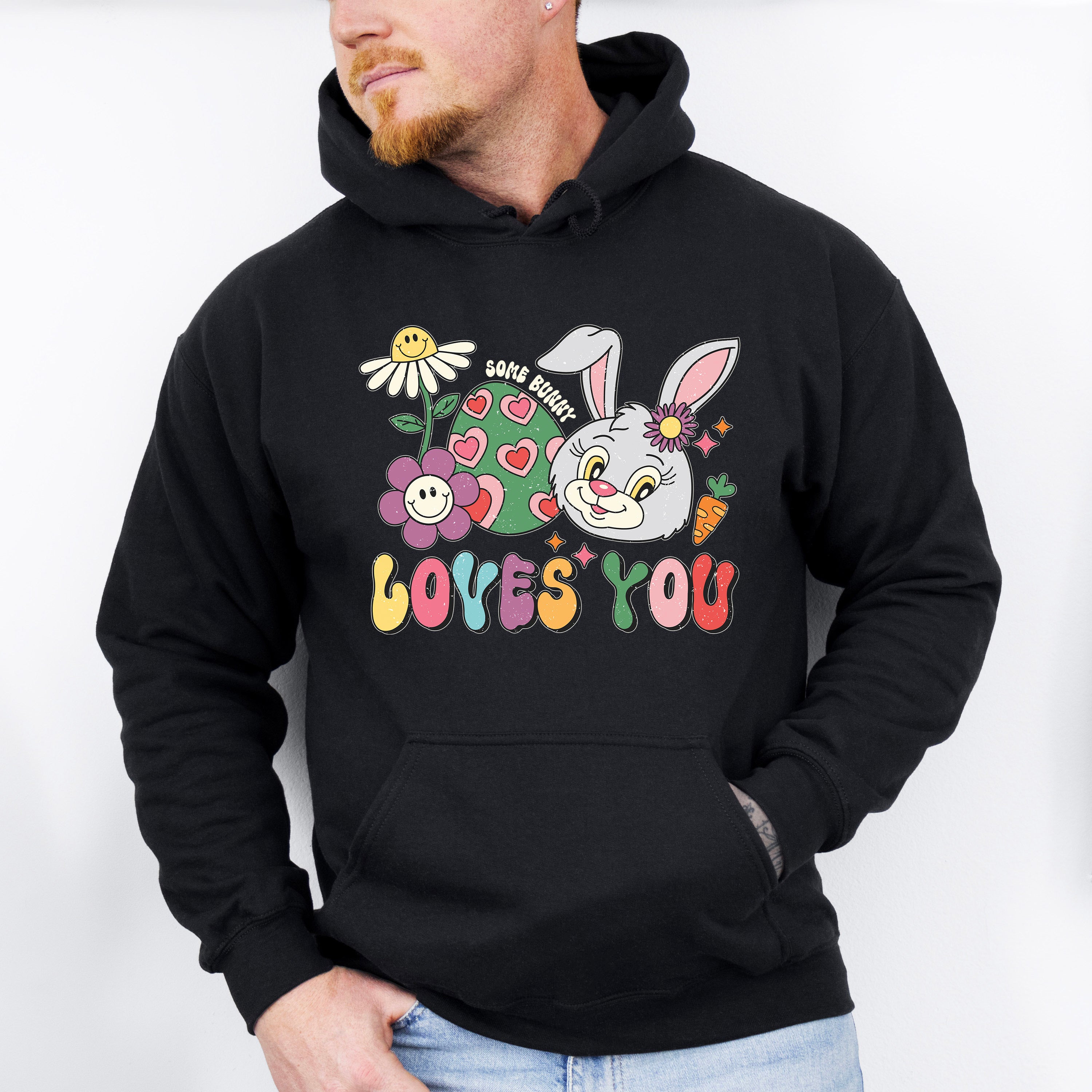Some Bunny Loves You Easter Day Unisex Crewneck T-Shirt Sweatshirt Hoodie