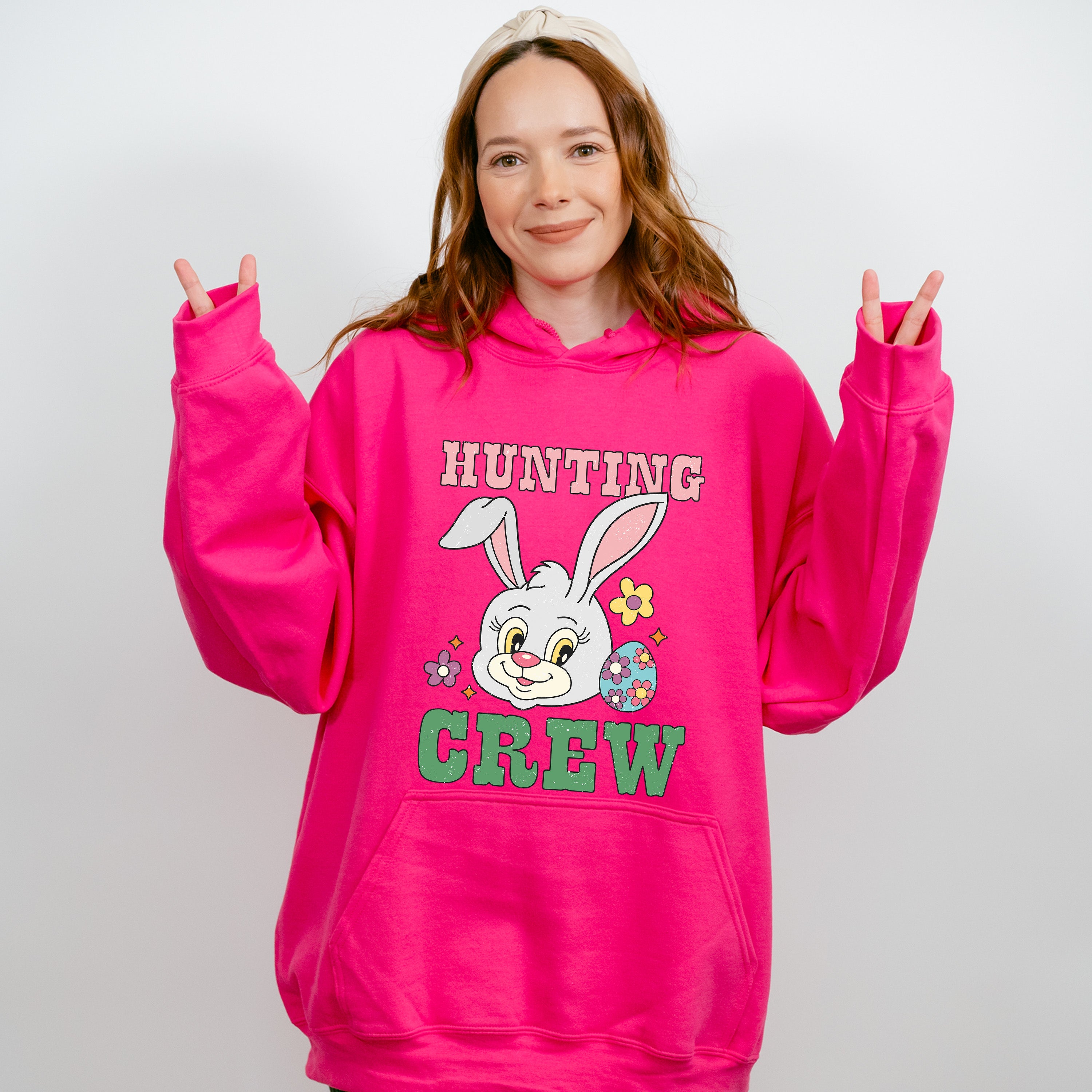 Hunting Crew Easter Day Unisex Crewneck T-Shirt Sweatshirt Hoodie