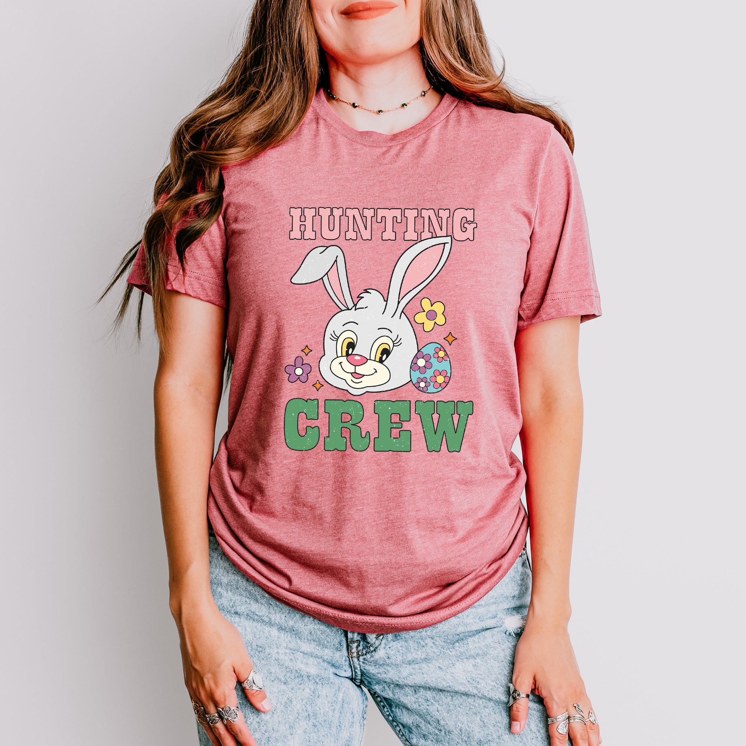 Hunting Crew Easter Day Unisex Crewneck T-Shirt Sweatshirt Hoodie