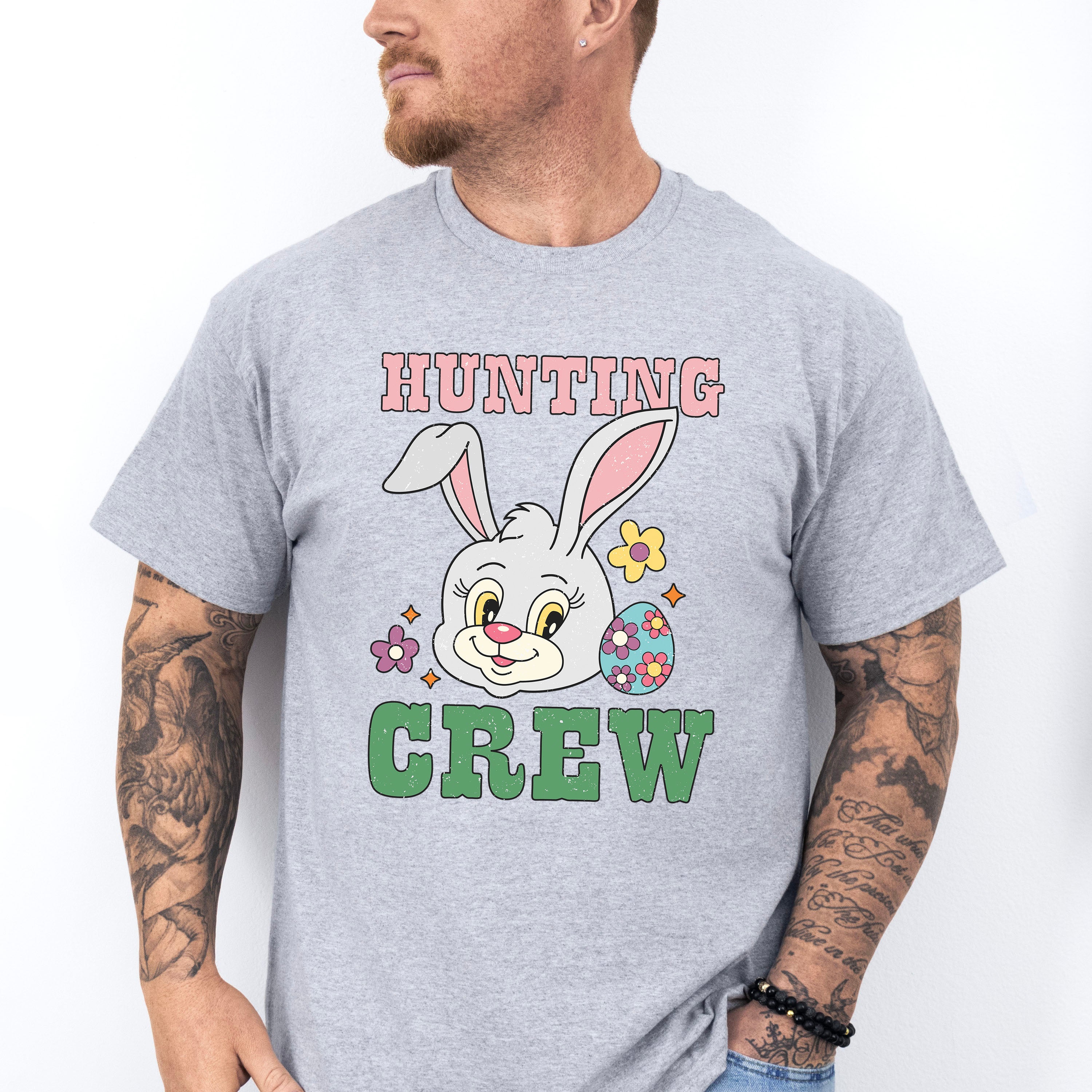 Hunting Crew Easter Day Unisex Crewneck T-Shirt Sweatshirt Hoodie