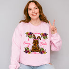 Bunny Babe Frame Easter Day Unisex Crewneck T-Shirt Sweatshirt Hoodie