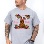 Bunny Babe Frame Easter Day Unisex Crewneck T-Shirt Sweatshirt Hoodie