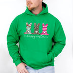 Happy Easter Bunnies Easter Day Unisex Crewneck T-Shirt Sweatshirt Hoodie