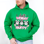 Don't Worry Be Hoppy Easter Day Unisex Crewneck T-Shirt Sweatshirt Hoodie