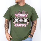 Don't Worry Be Hoppy Easter Day Unisex Crewneck T-Shirt Sweatshirt Hoodie