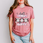 Don't Worry Be Hoppy Easter Day Unisex Crewneck T-Shirt Sweatshirt Hoodie