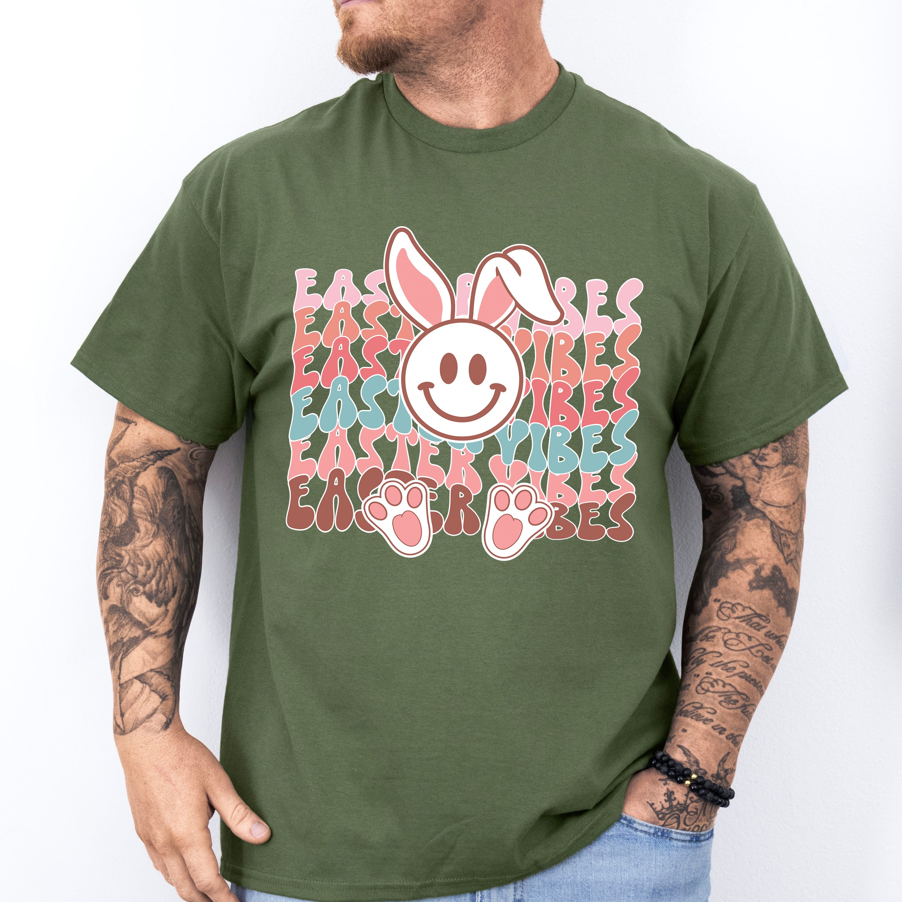 Easter Vibes Easter Day Unisex Crewneck T-Shirt Sweatshirt Hoodie