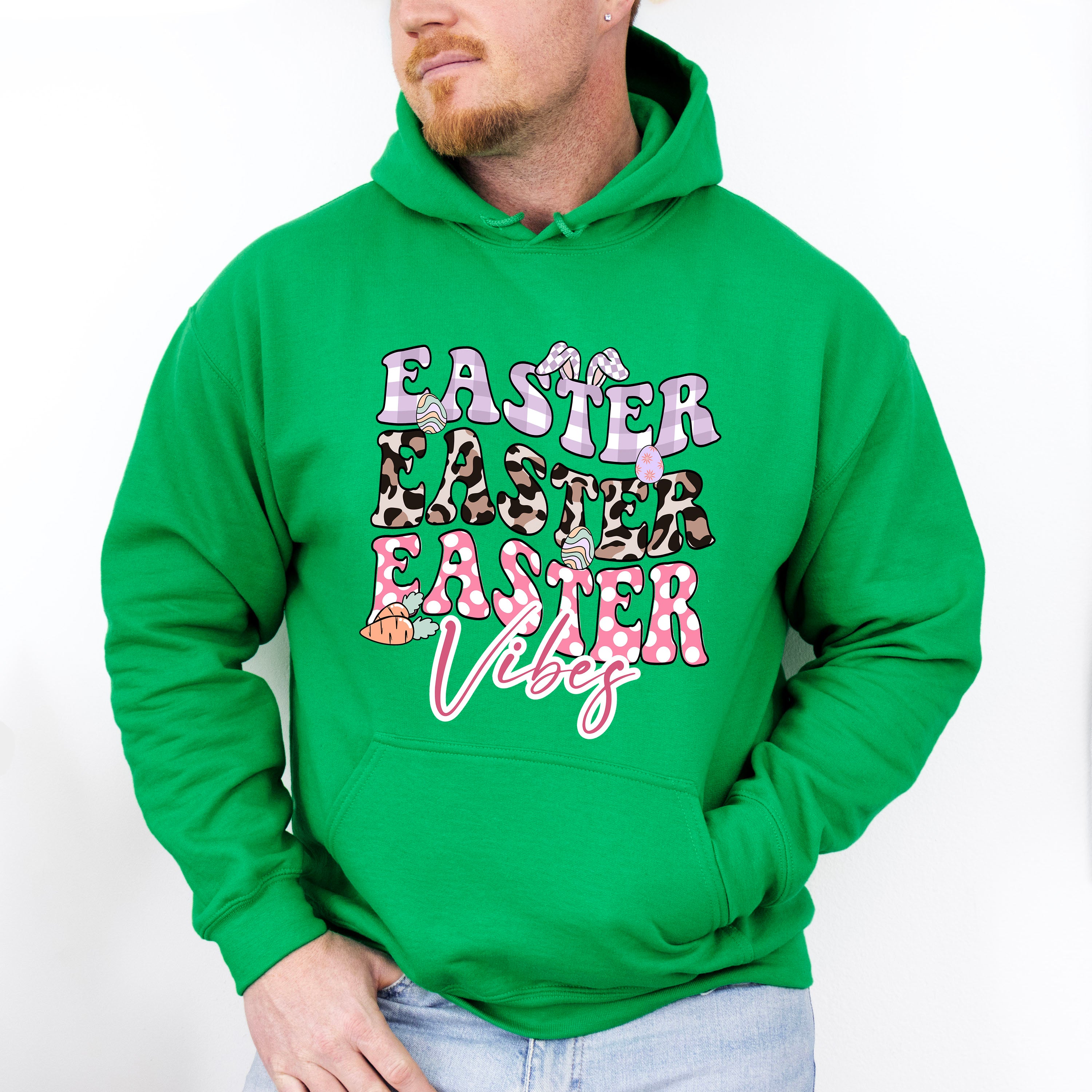 Easter Easter Vibes Easter Day Unisex Crewneck T-Shirt Sweatshirt Hoodie