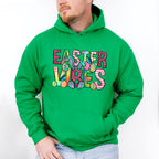 Easter Vibes Eggs Easter Day Unisex Crewneck T-Shirt Sweatshirt Hoodie
