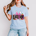 Happy Easter White Bunny Easter Day Unisex Crewneck T-Shirt Sweatshirt Hoodie